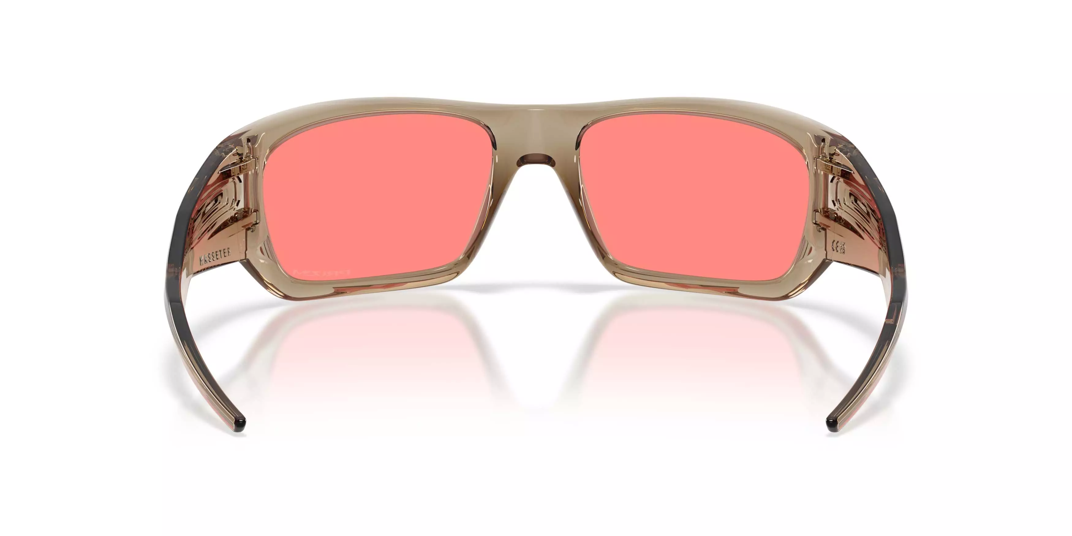 Oakley Masseter Latitude Collection Prizm Peach Sunglasses &ndash; Transparent Sand - CLEAR/PINK
