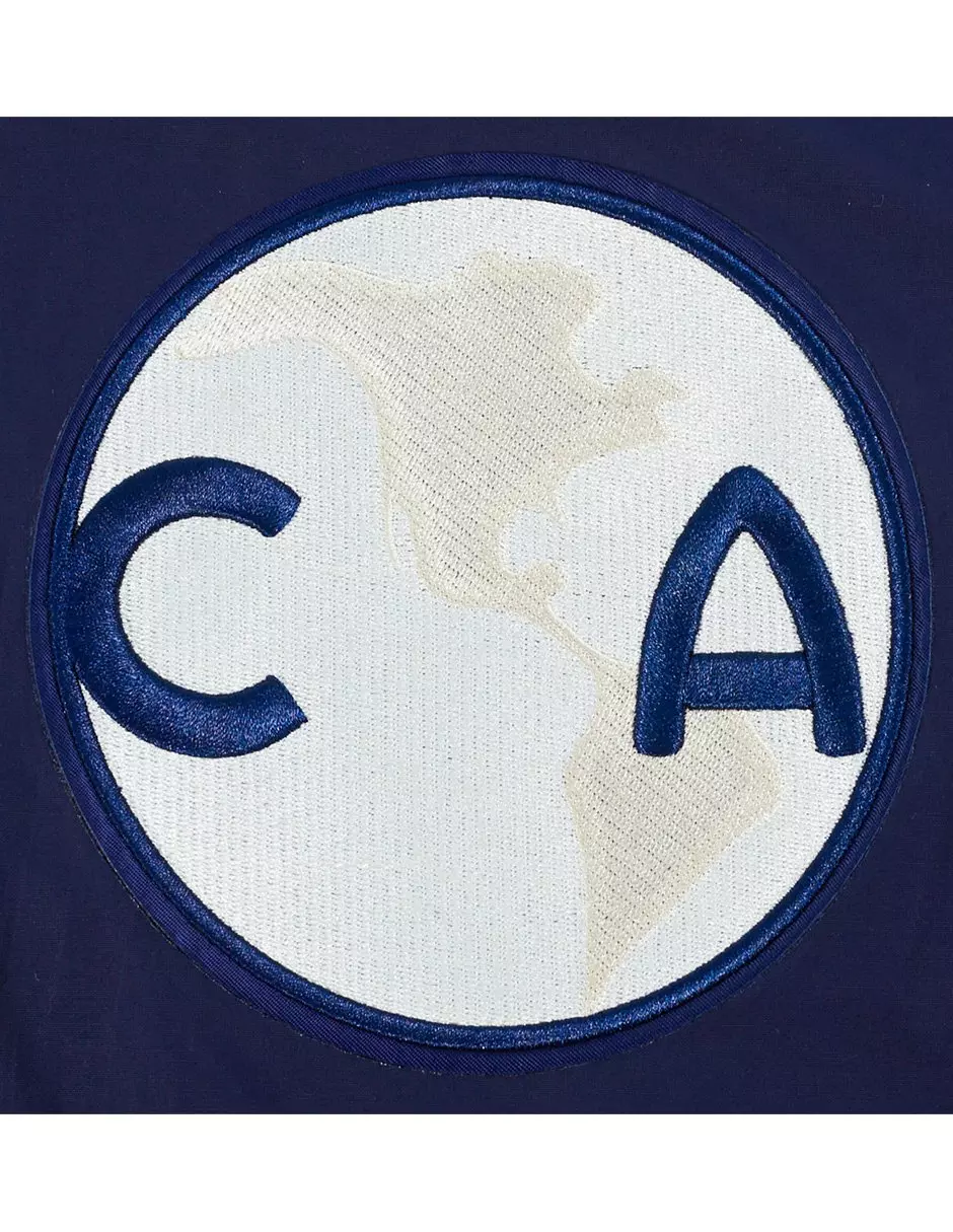 Pro Standard Men's Liga MX Club America Premium Woven Full Zip Pullover Soccer Jacket - Navy - NAVY