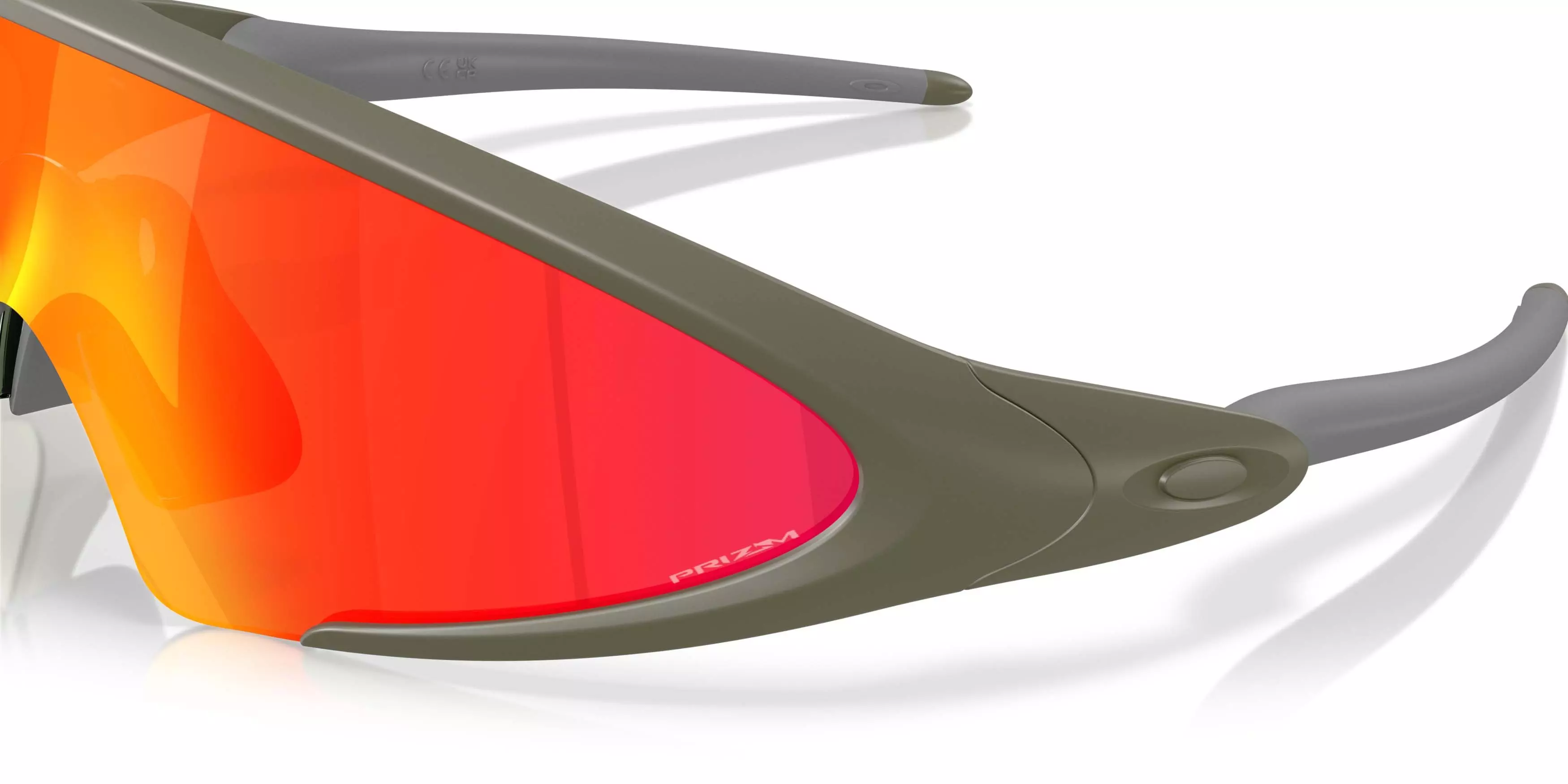 Oakley Ellipse Latitude Collection Prizm Ruby Sunglasses &ndash; Matte Moss - GREEN/RED