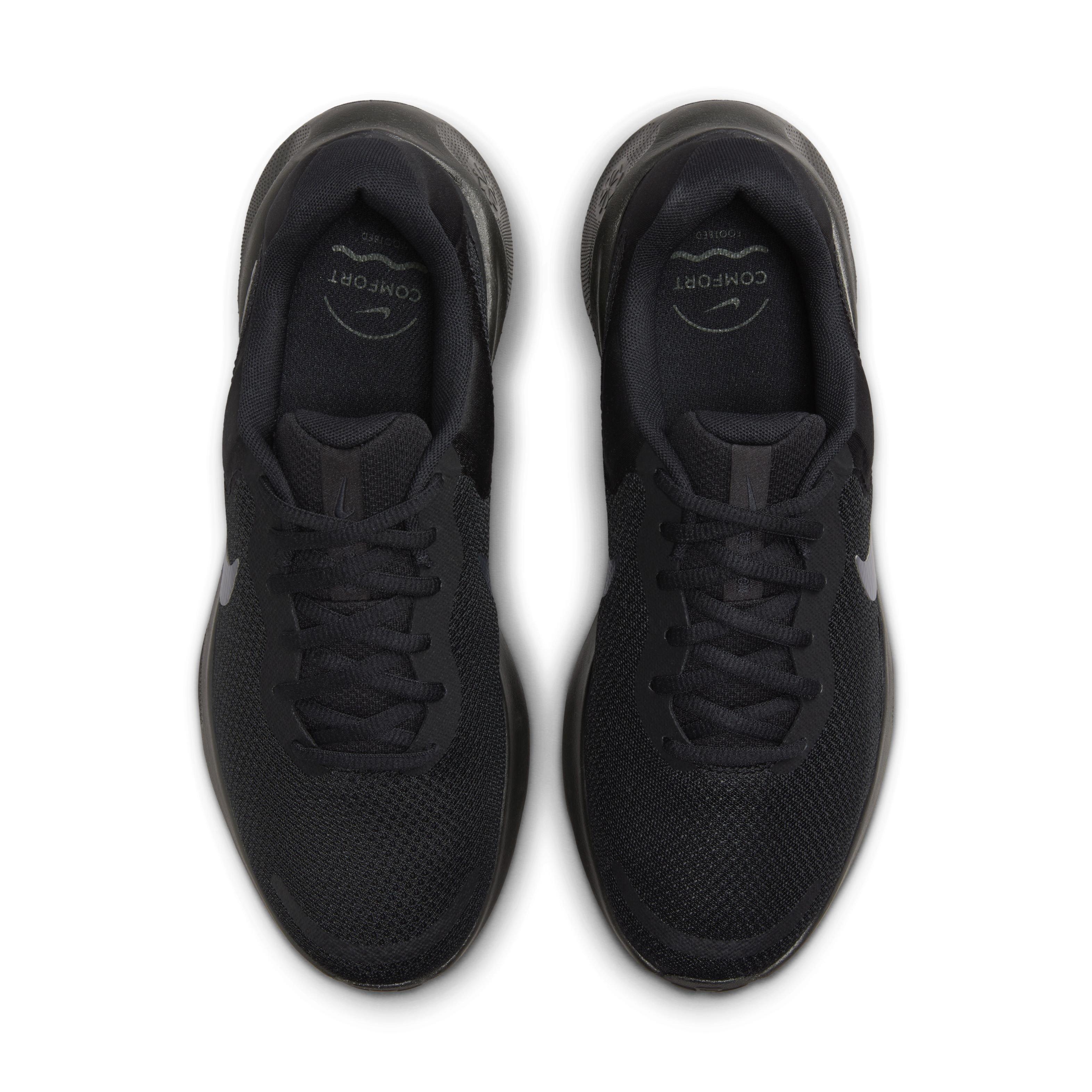 Nike Revolution 7 "Black/Off Noir" Men's Running Shoe - BLACK/OFF NOIR Thumbnail View 4