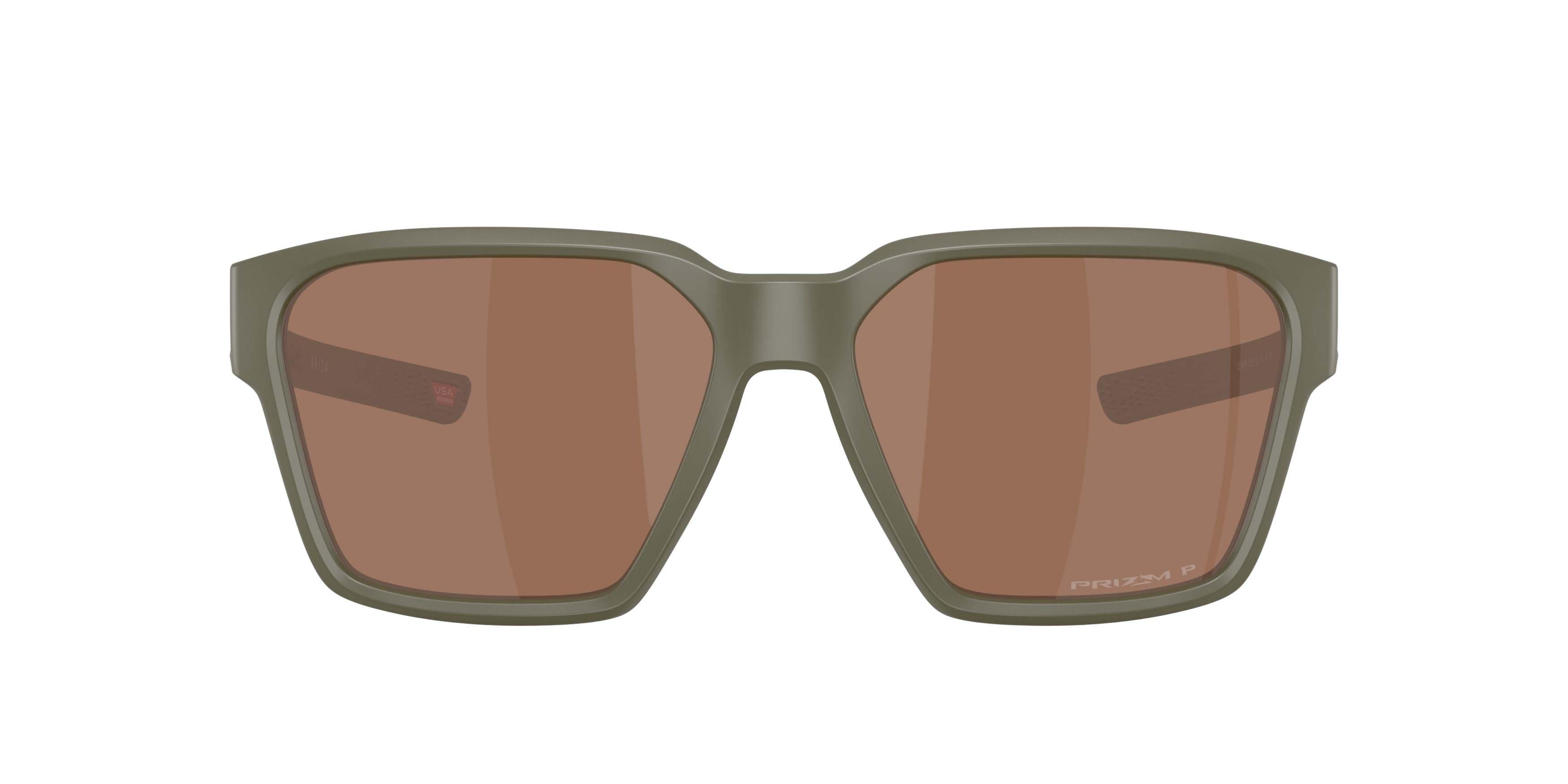 Oakley Briza Prizm Tungsten Polarized Sunglasses &ndash; Matte Moss - GREEN/BROWN Thumbnail View 2