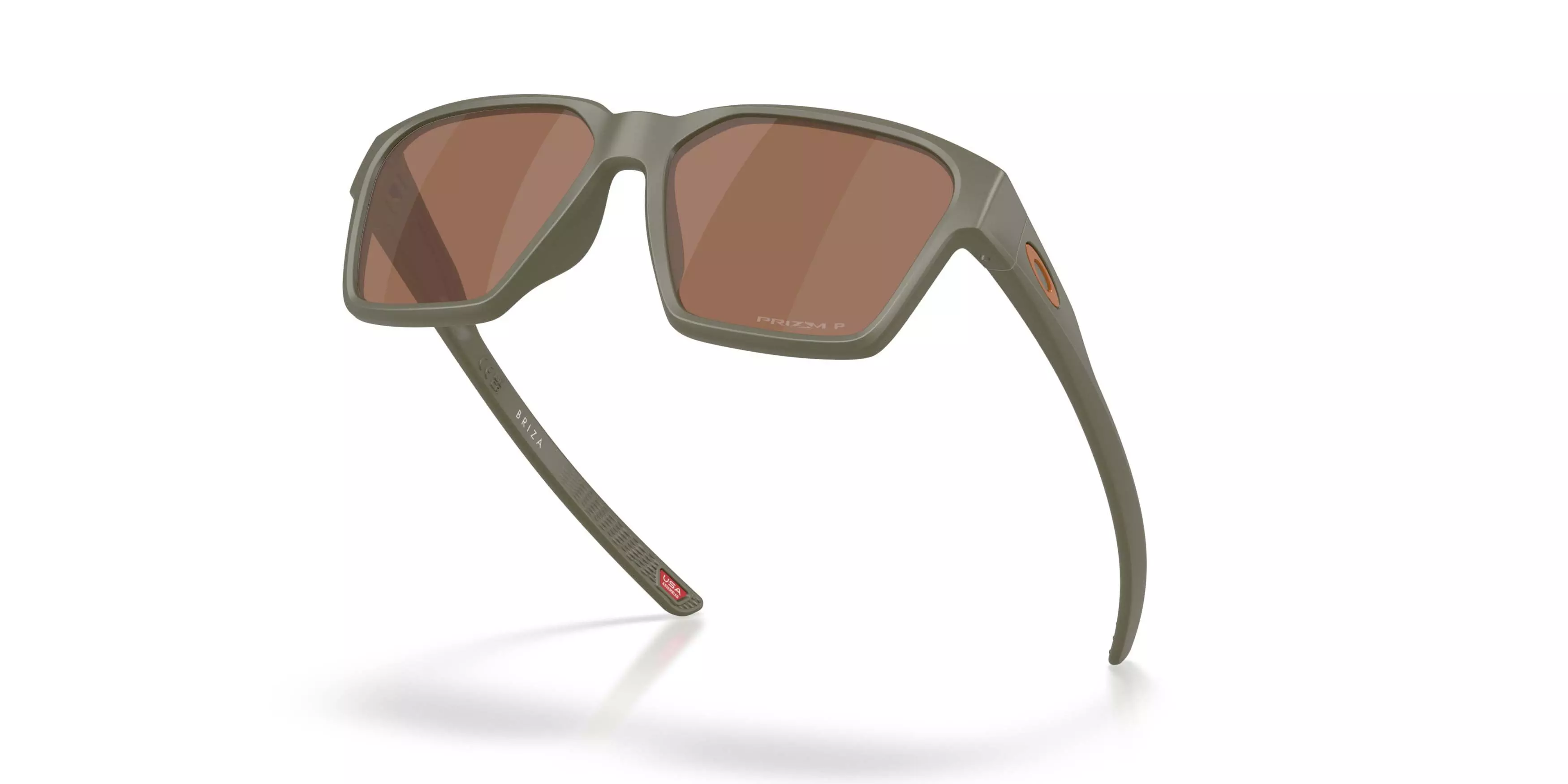 Oakley Briza Prizm Tungsten Polarized Sunglasses &ndash; Matte Moss - GREEN/BROWN