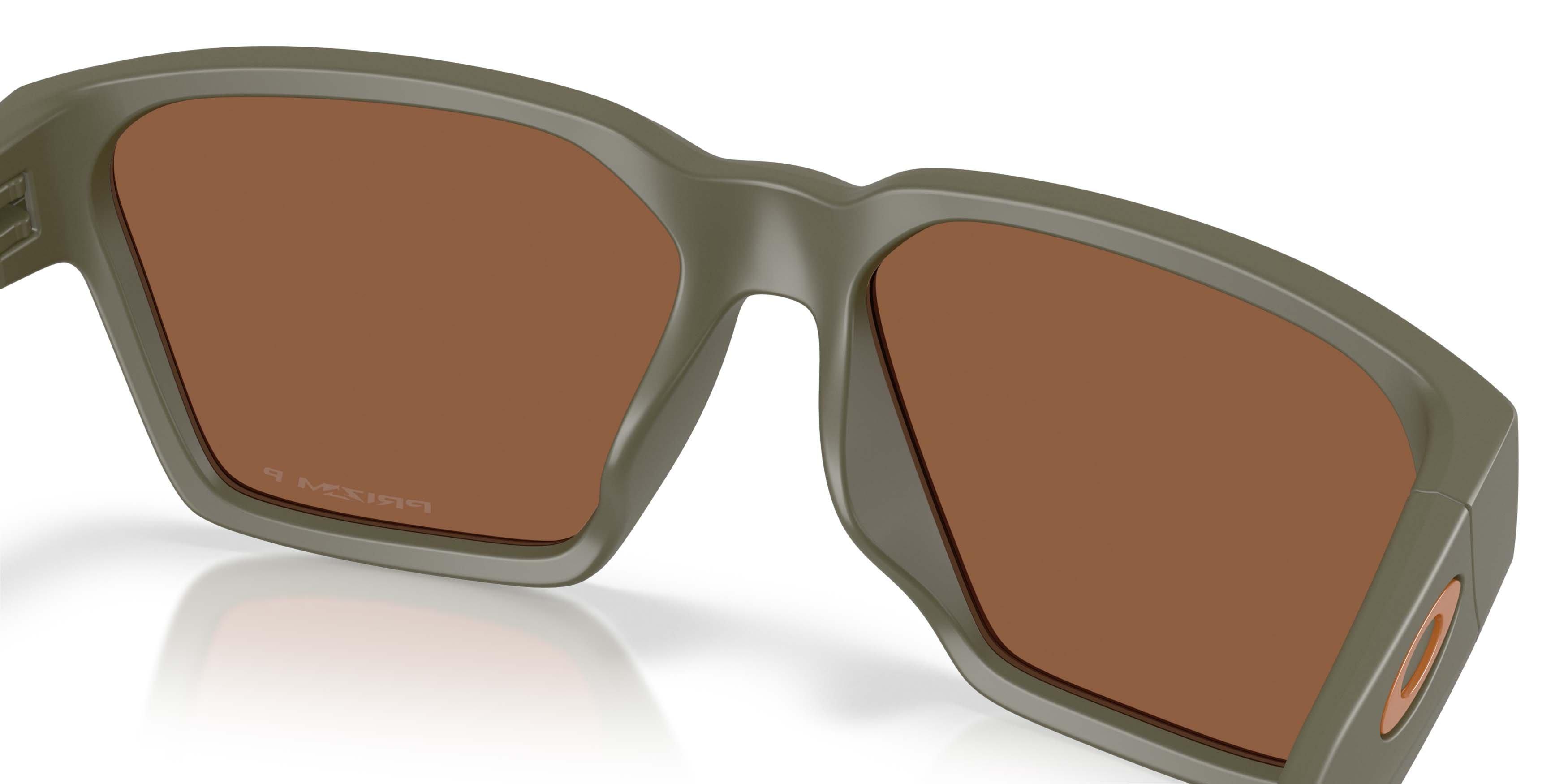 Oakley Briza Prizm Tungsten Polarized Sunglasses &ndash; Matte Moss - GREEN/BROWN Thumbnail View 5