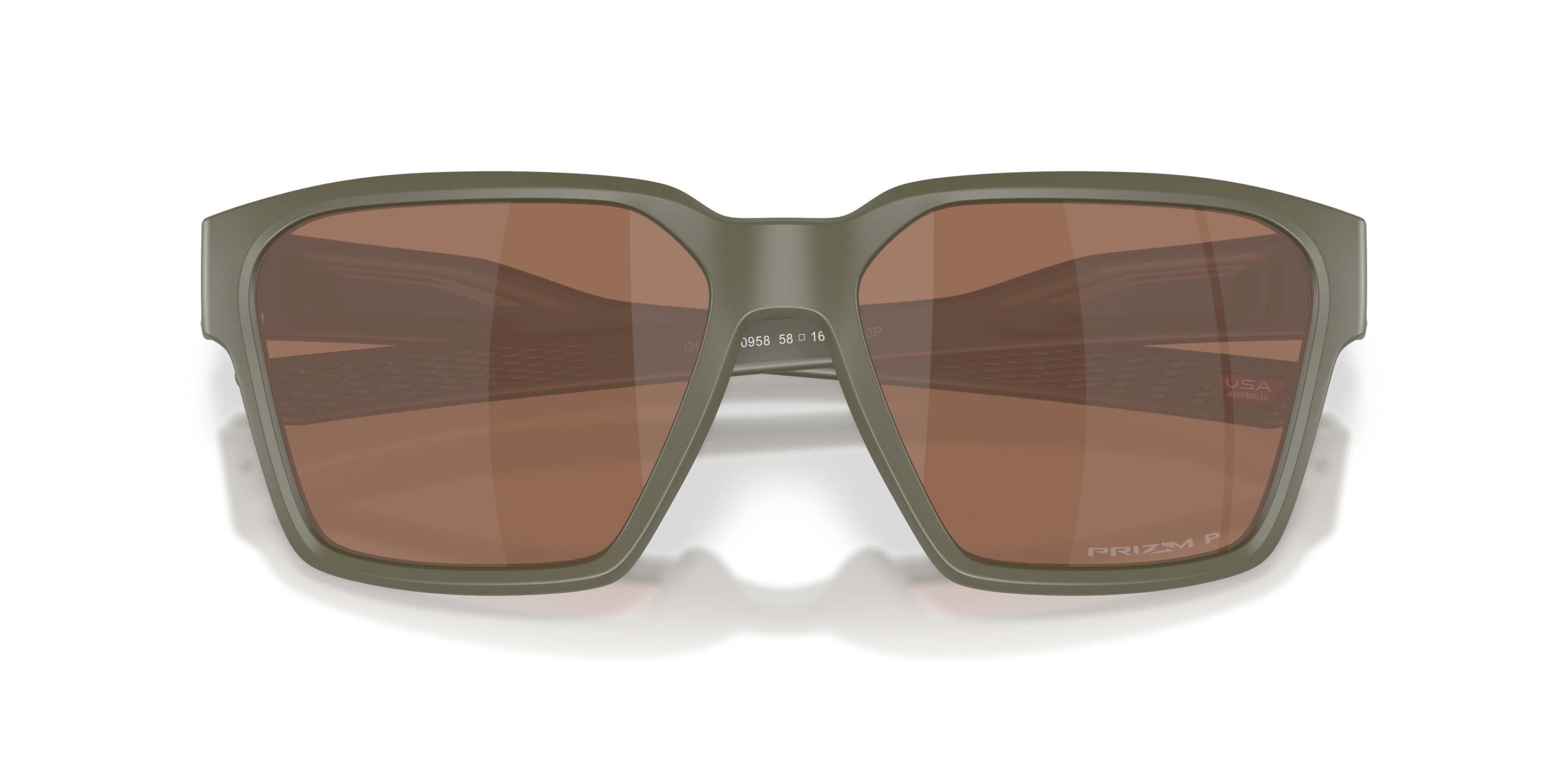 Oakley Briza Prizm Tungsten Polarized Sunglasses &ndash; Matte Moss - GREEN/BROWN Thumbnail View 7