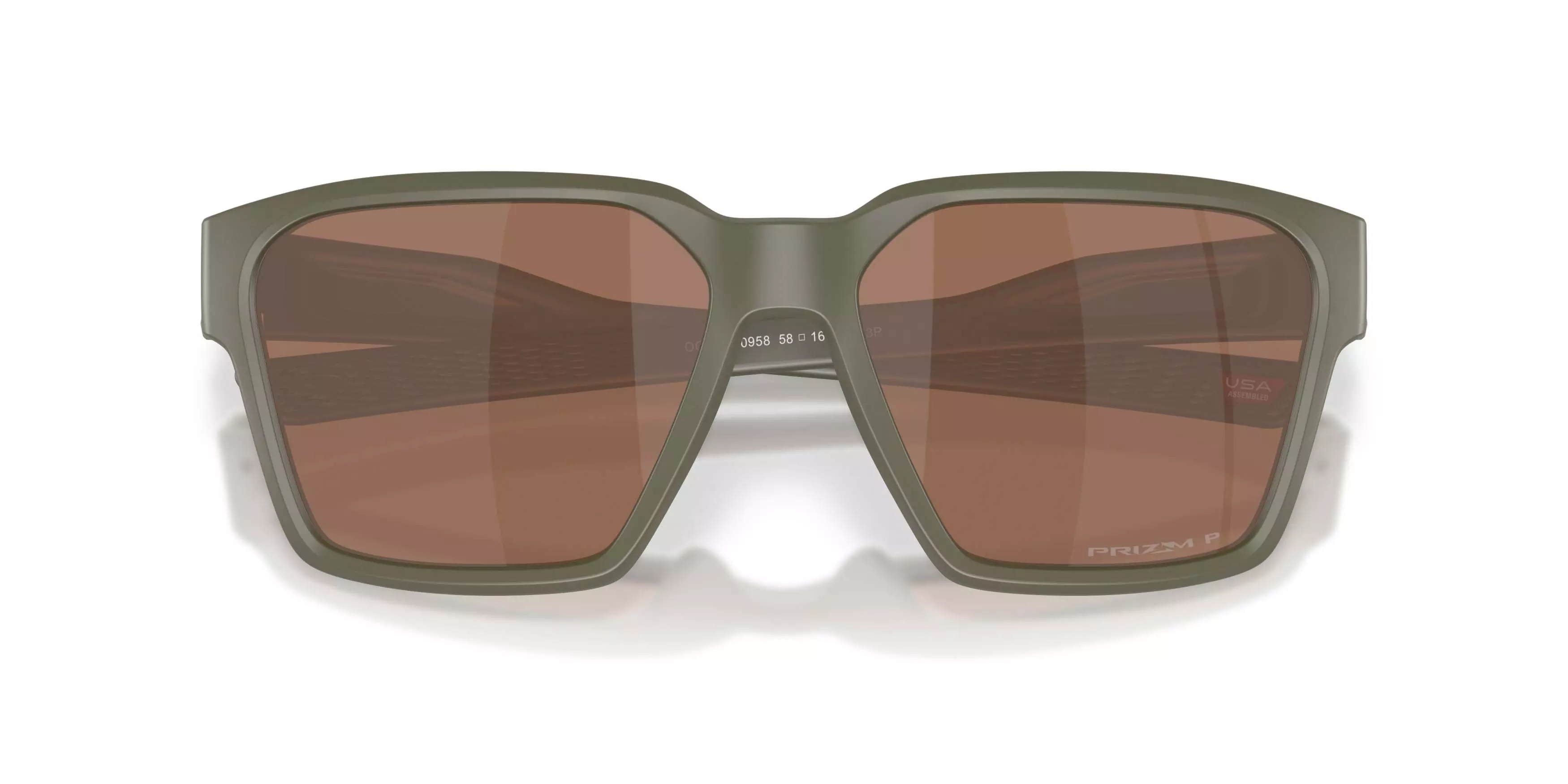 Oakley Briza Prizm Tungsten Polarized Sunglasses &ndash; Matte Moss - GREEN/BROWN