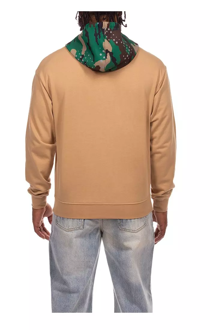 Hustle Gang Men's Geardo Hoodie - Tan - TAN