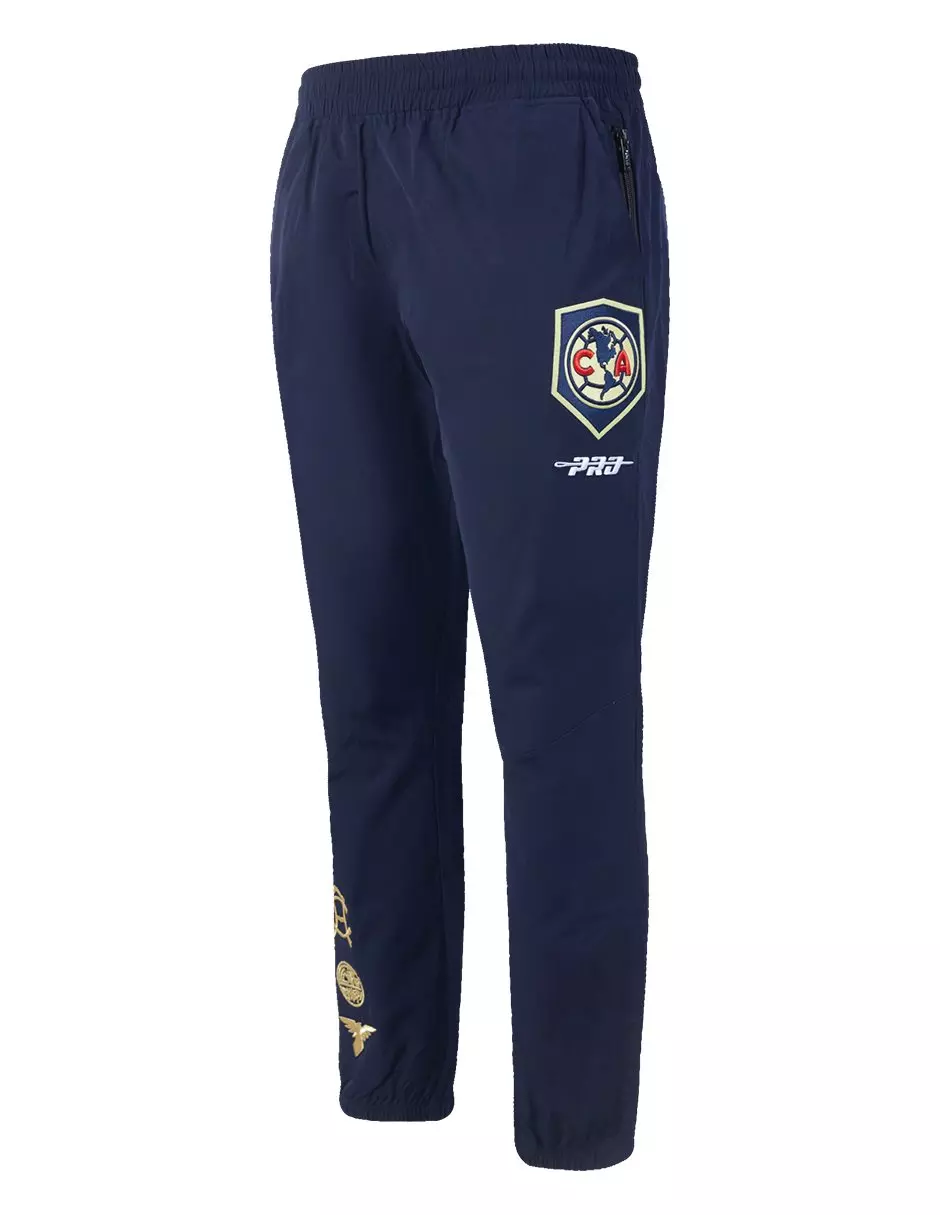 Pro Standard Men's Liga MX Club America Premium Woven Soccer Pants -Navy - NAVY