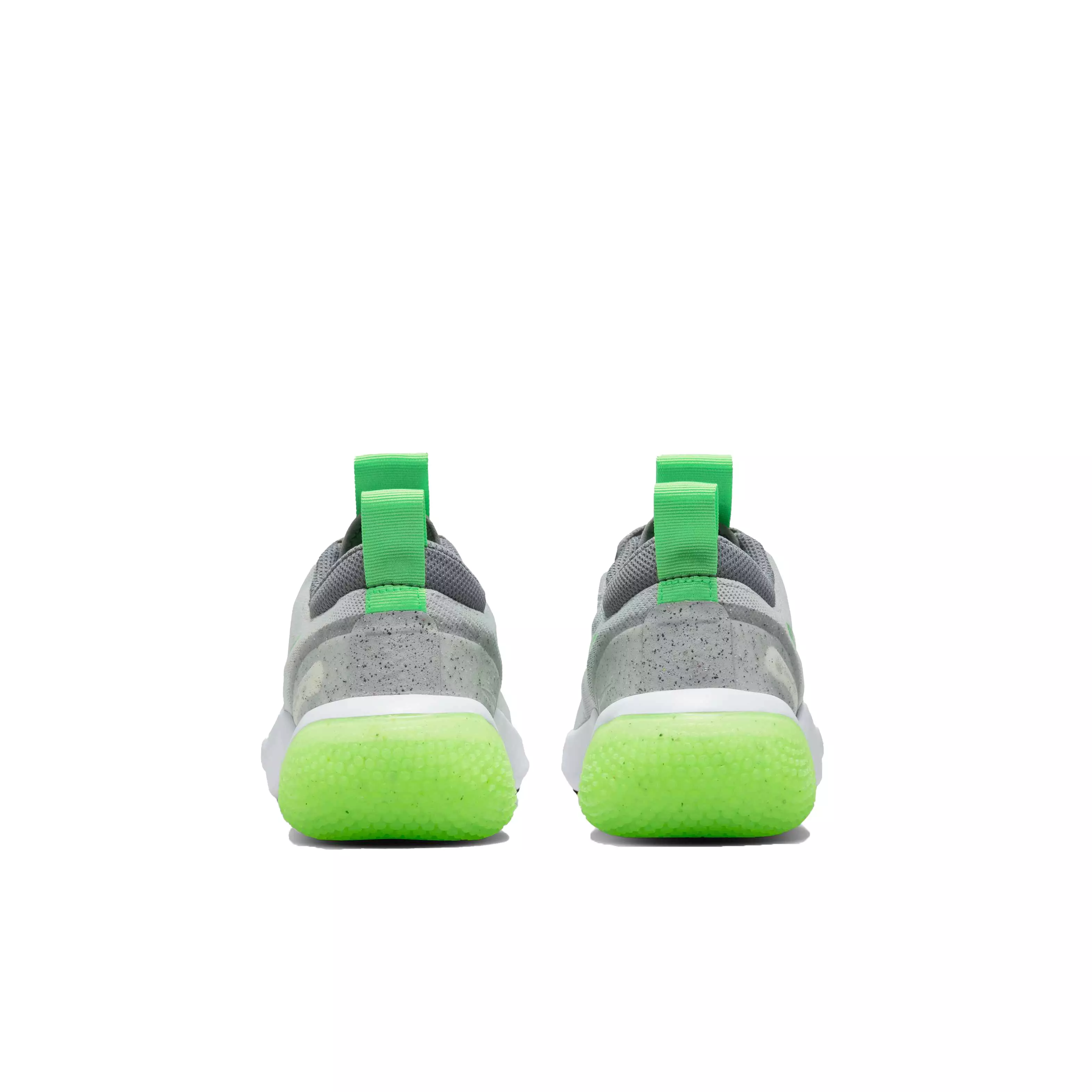 Nike Explor Next Nature "Light Smoke Grey/Green Strike" Grade School Boys' Running Shoe - GREY