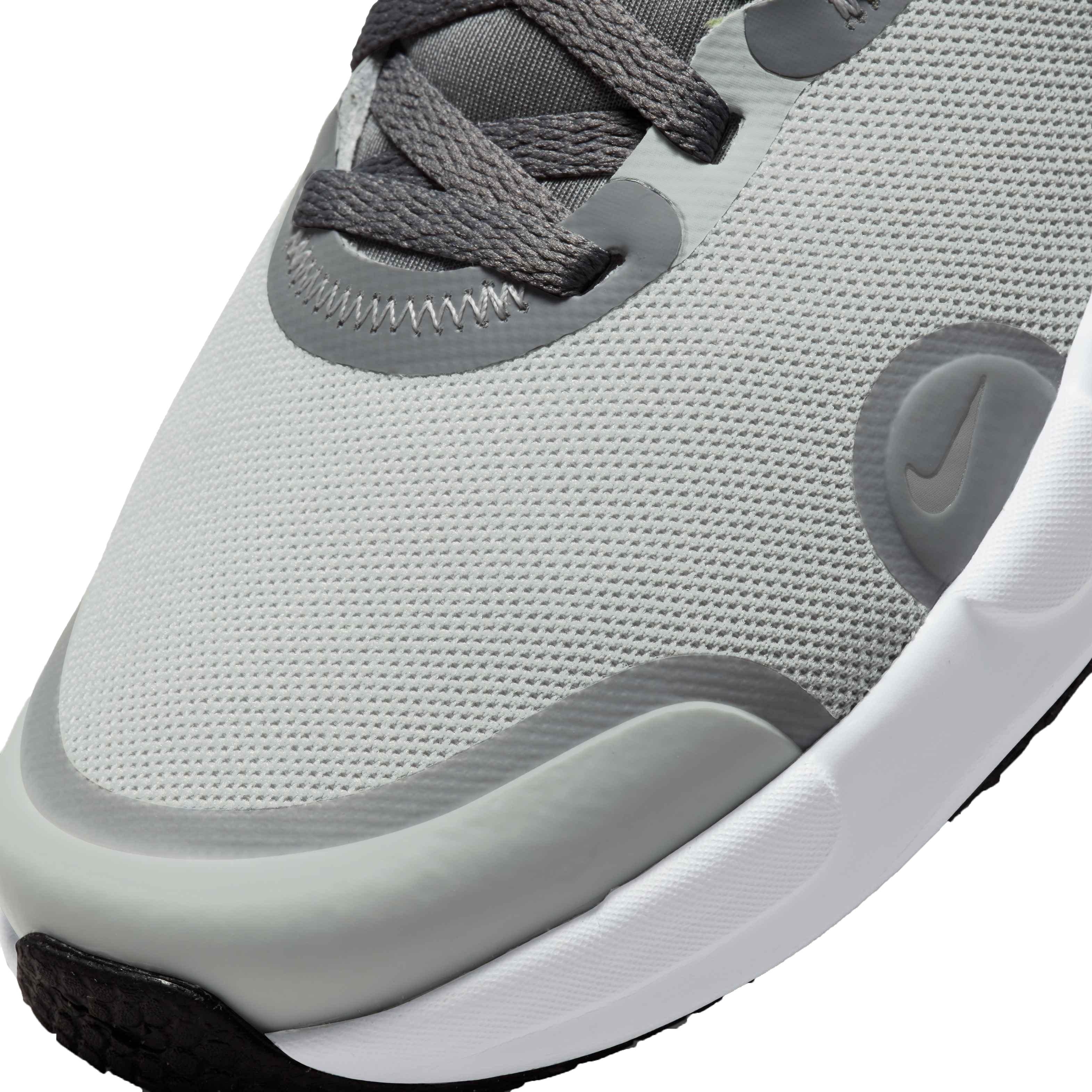 Nike Explor Next Nature "Light Smoke Grey/Green Strike" Grade School Boys' Running Shoe - GREY Thumbnail View 7