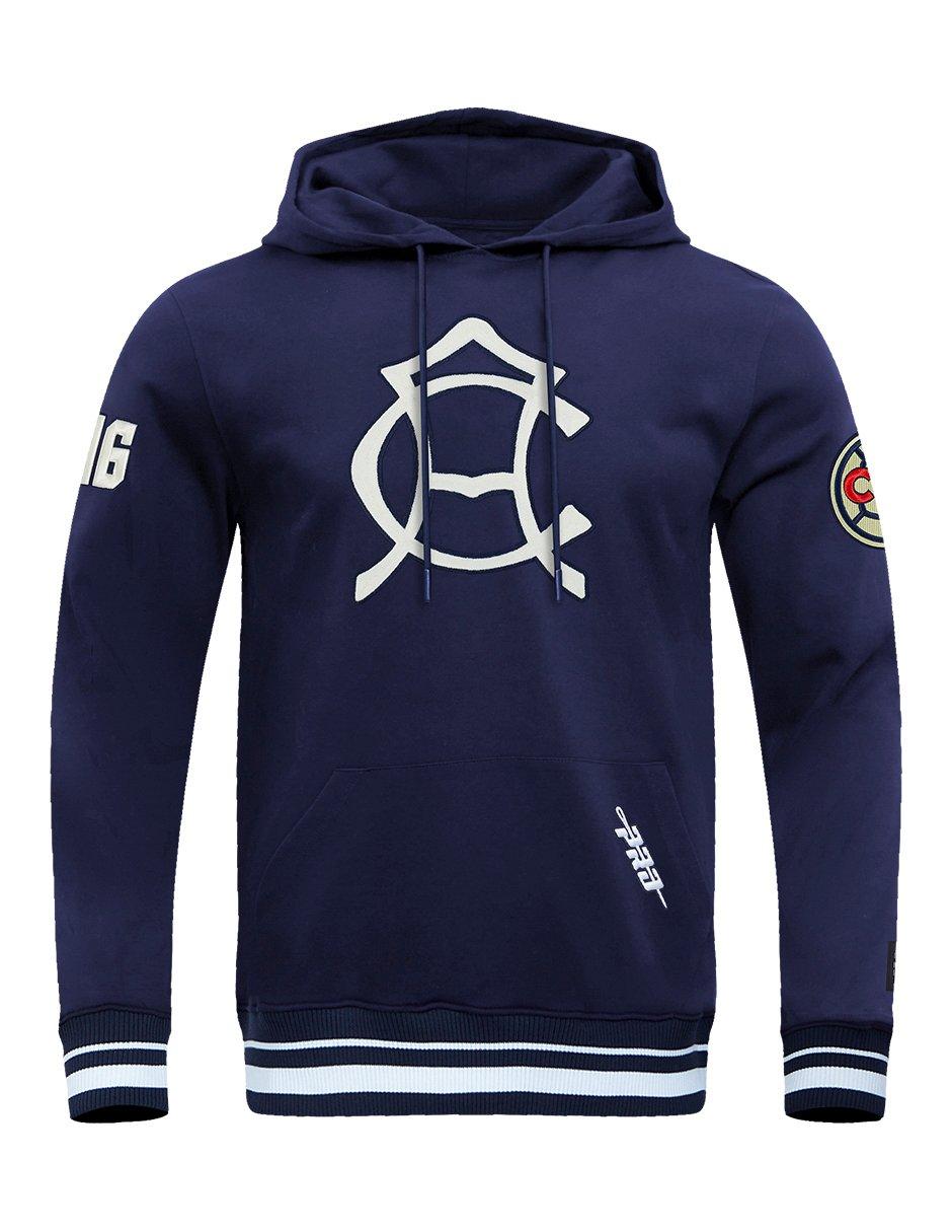 Pro Standard Men's Liga MX Club America Premium Rib Fleece PO Soccer Hoodie - NAVY Thumbnail View 1