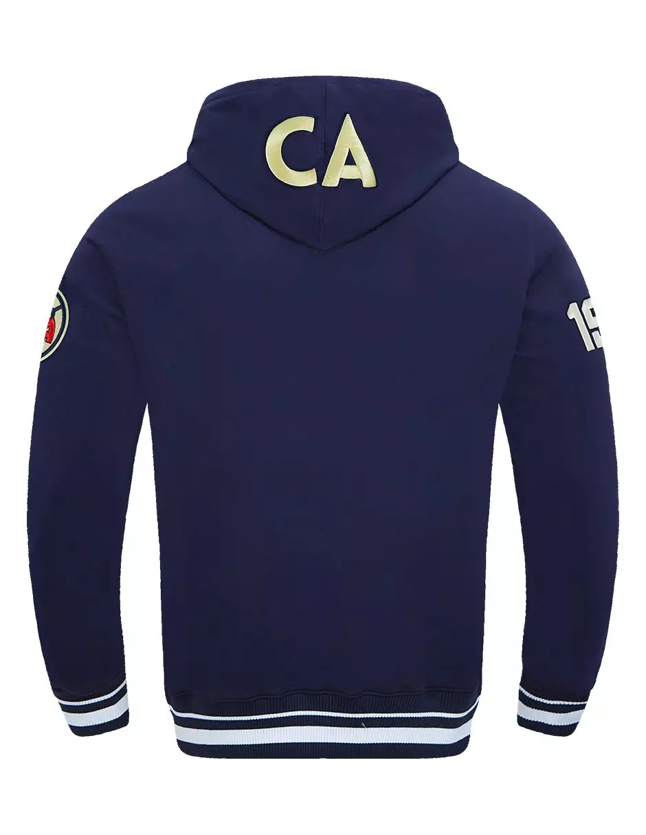 Pro Standard Men's Liga MX Club America Premium Rib Fleece PO Soccer Hoodie - NAVY