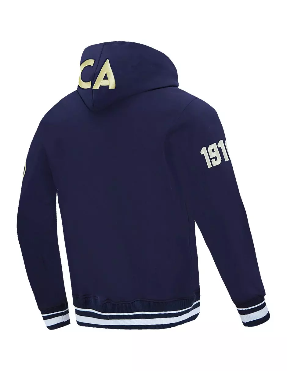 Pro Standard Men's Liga MX Club America Premium Rib Fleece PO Soccer Hoodie - NAVY