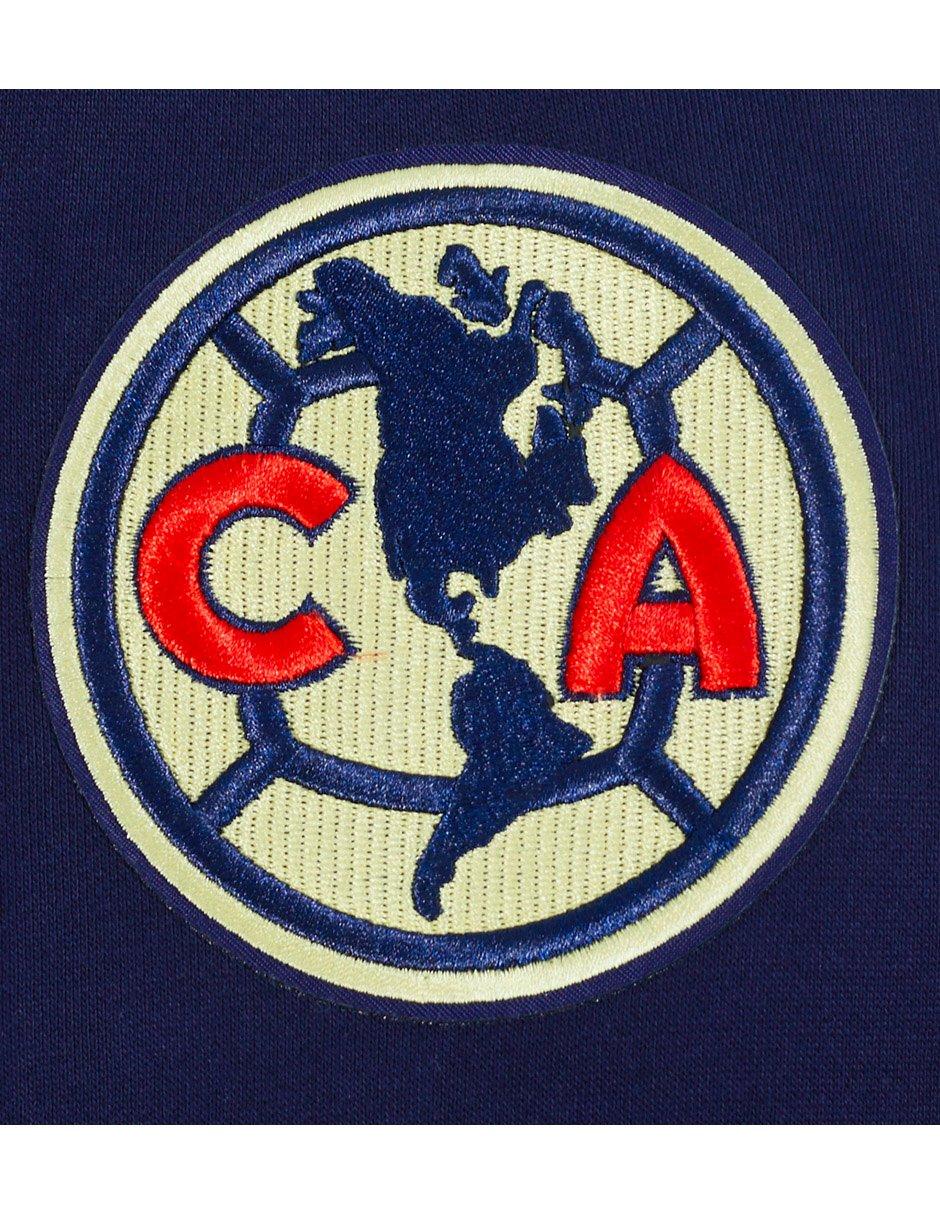 Pro Standard Men's Liga MX Club America Premium Rib Fleece PO Soccer Hoodie - NAVY Thumbnail View 7