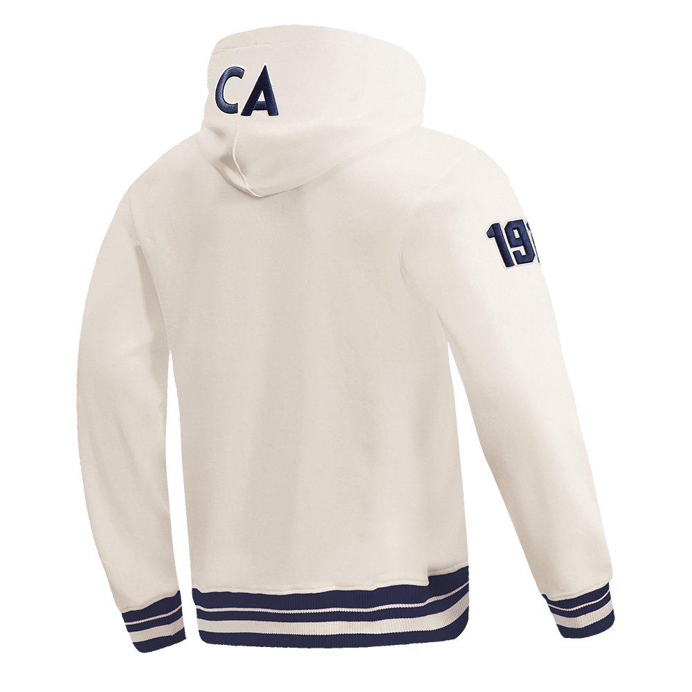 Pro Standard Men's Liga MX Club America Premium Rib Fleece PO Soccer Hoodie - NAVY/IVORY Thumbnail View 4