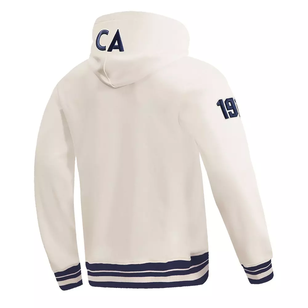 Pro Standard Men's Liga MX Club America Premium Rib Fleece PO Soccer Hoodie - NAVY/IVORY