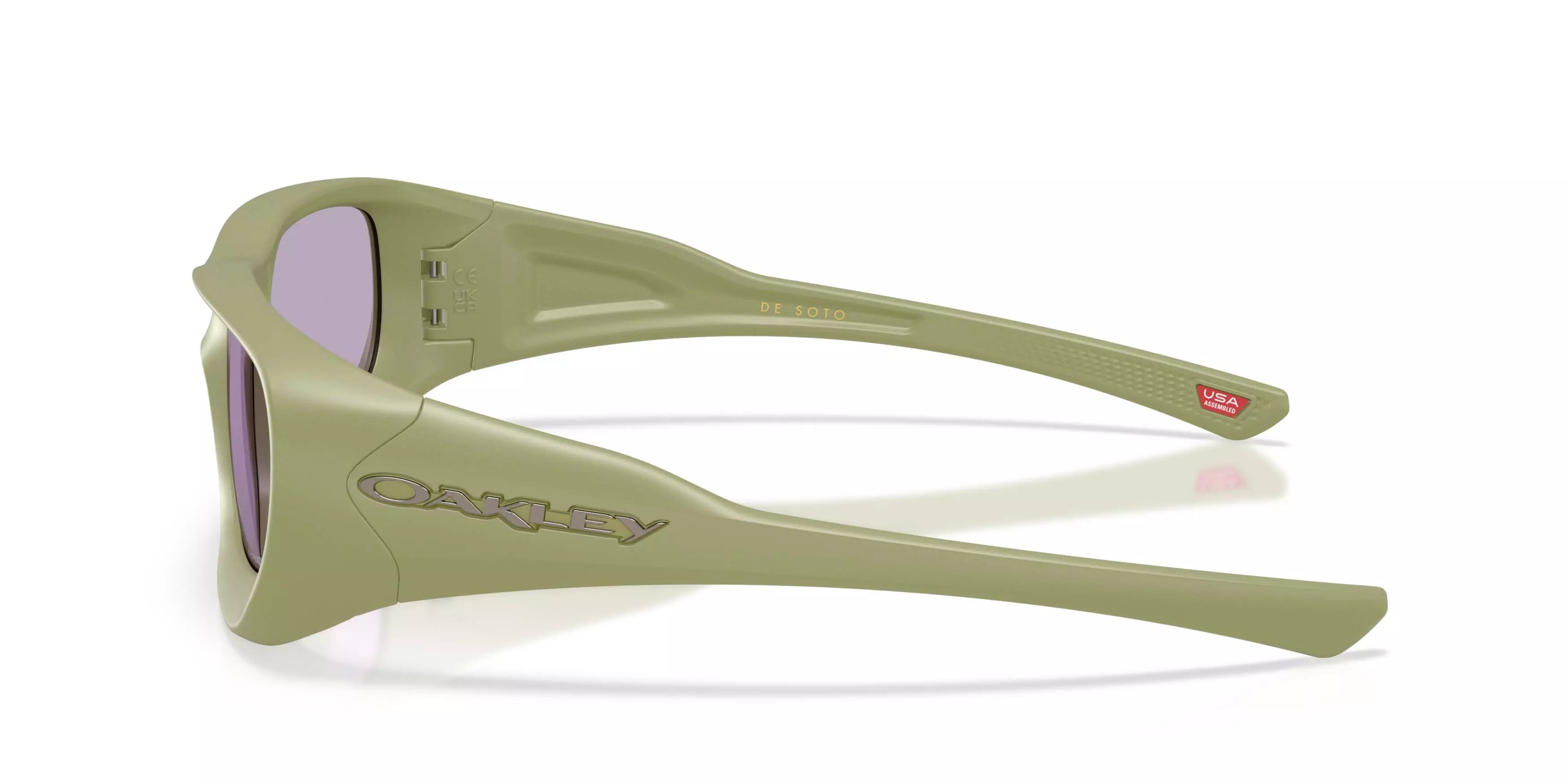 Oakley DeSoto Polaris Collection Prizm Slate Sunglasses &ndash; Matte Fern - GREEN/GREY