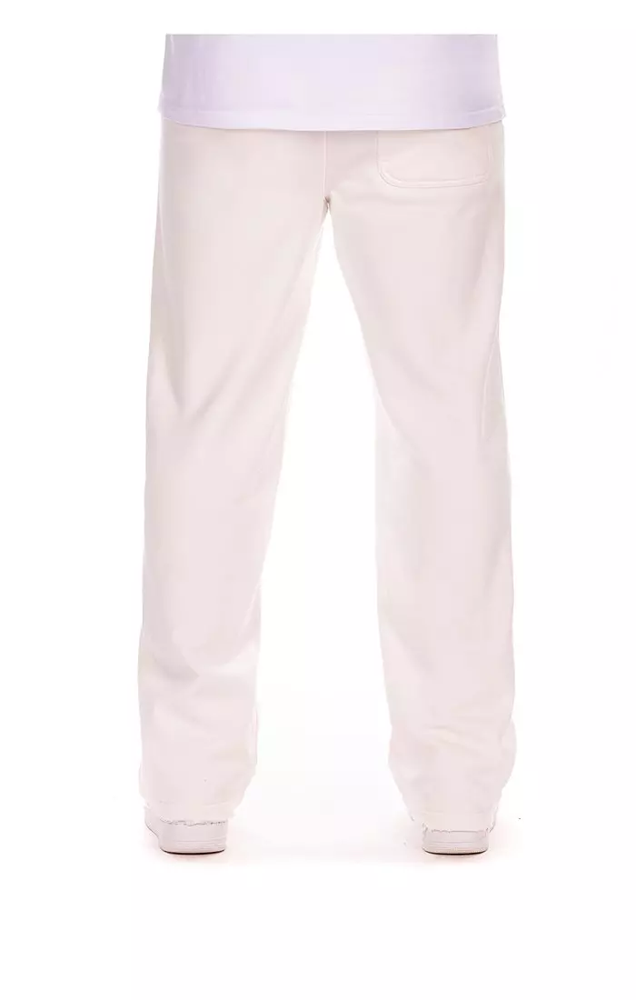 Hustle Gang Men's Baloo Sweatpants Pants - Cream - CREAM