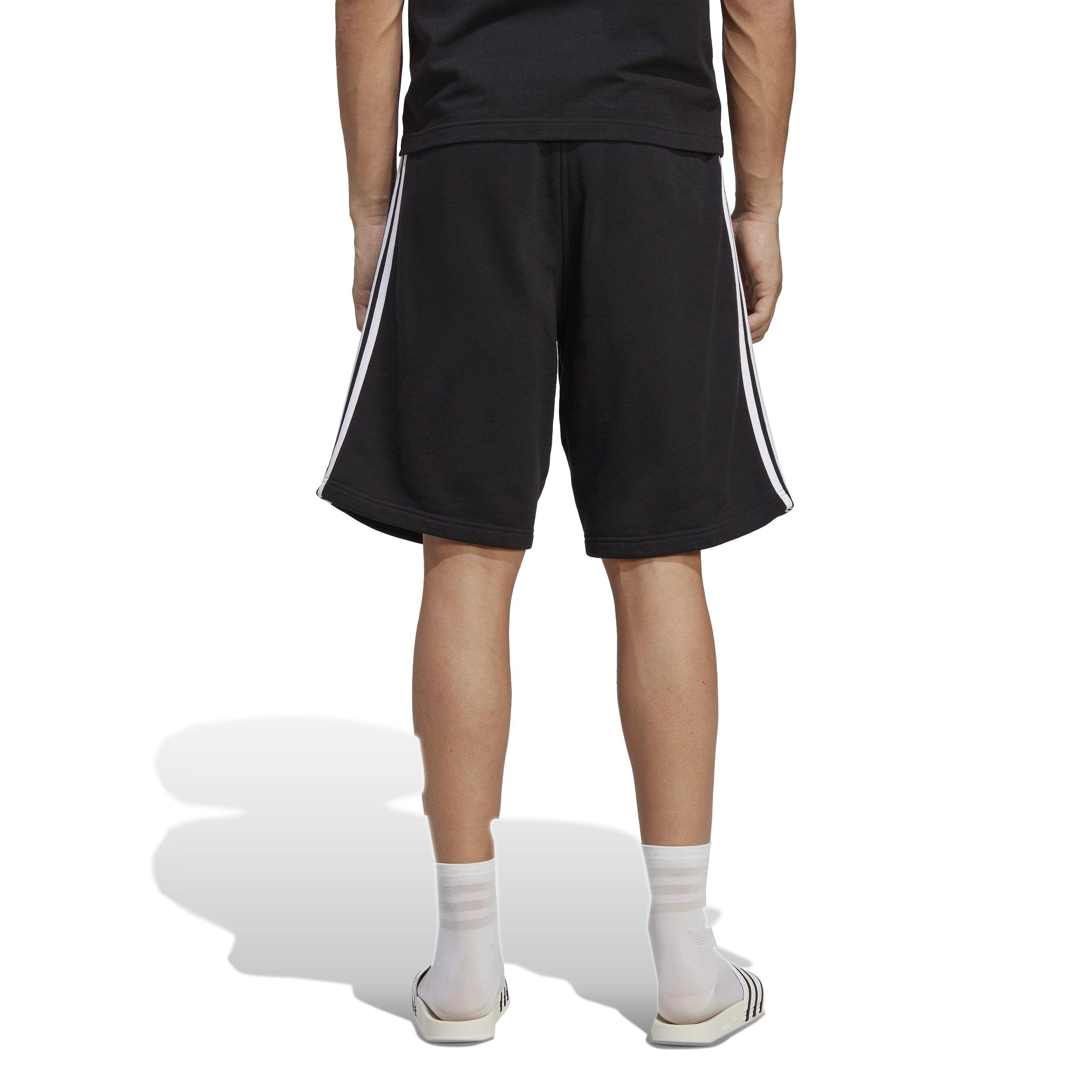 adidas Men\'s Adicolor Classics 3-Stripes Sweat Shorts-Black - Hibbett |  City Gear
