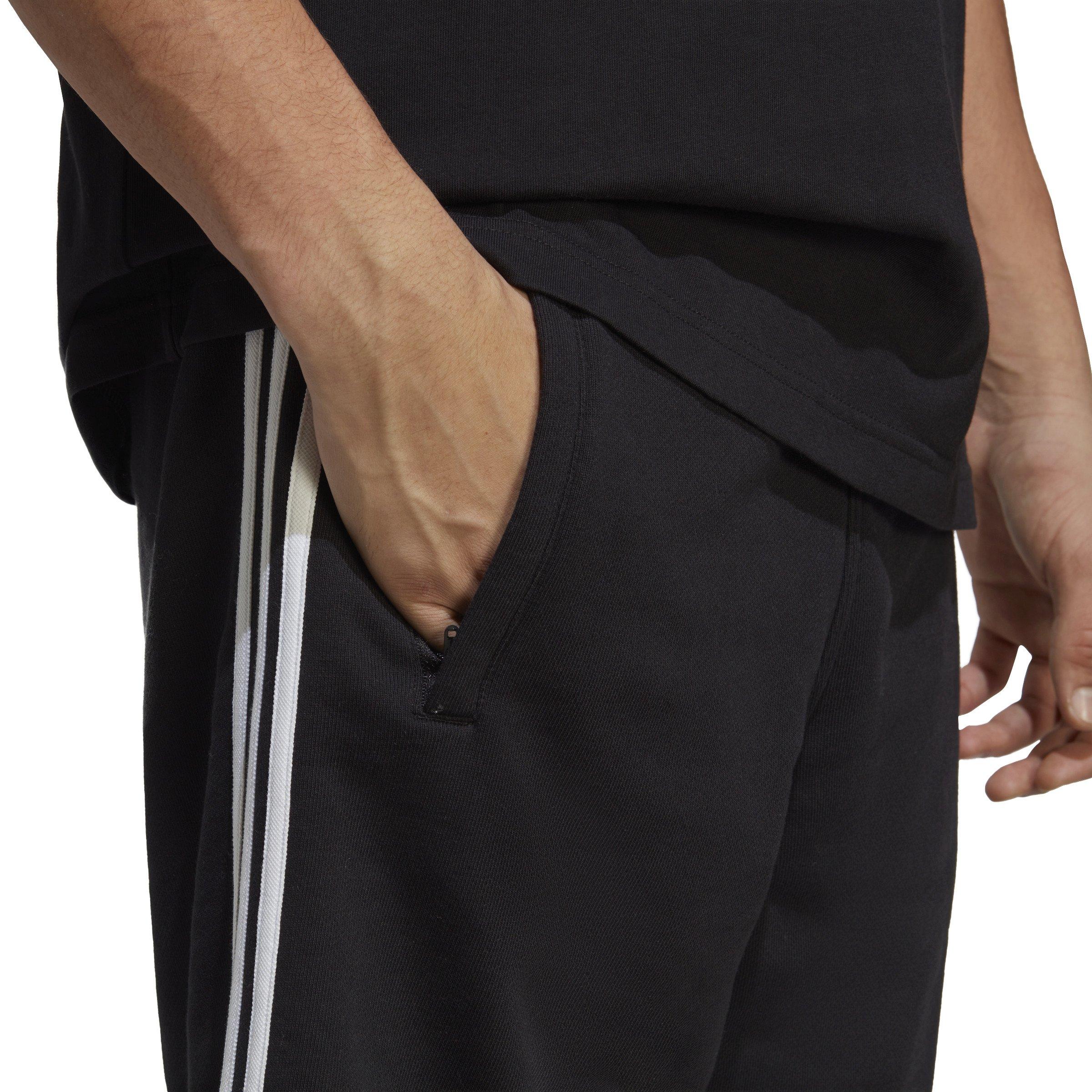 adidas Men's Adicolor Classics 3-Stripes Sweat Shorts-Black - Hibbett |  City Gear