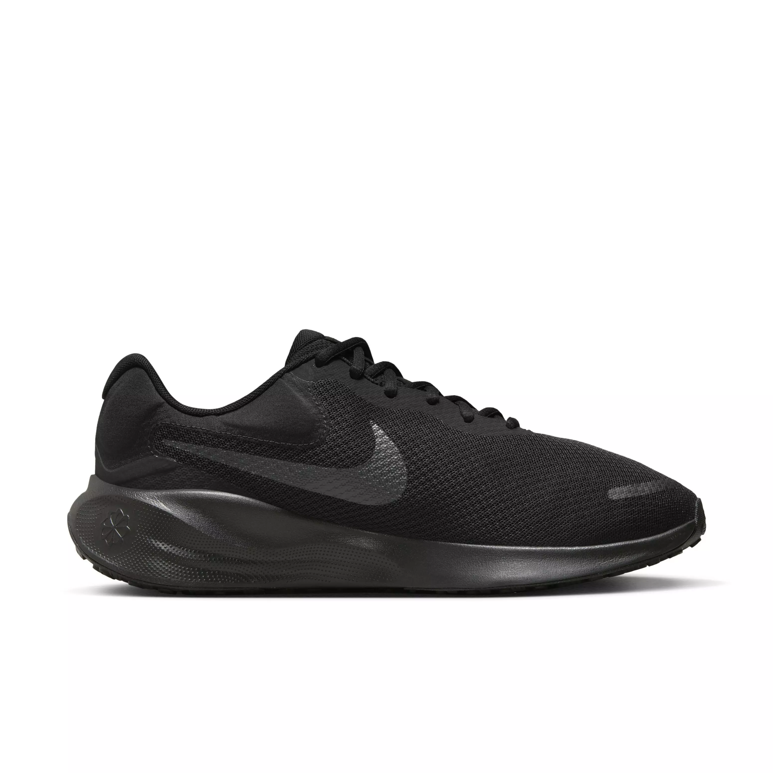 Nike Revolution 7 "Black/Off Noir" Men's Wide Running Shoe - BLACK/OFF NOIR