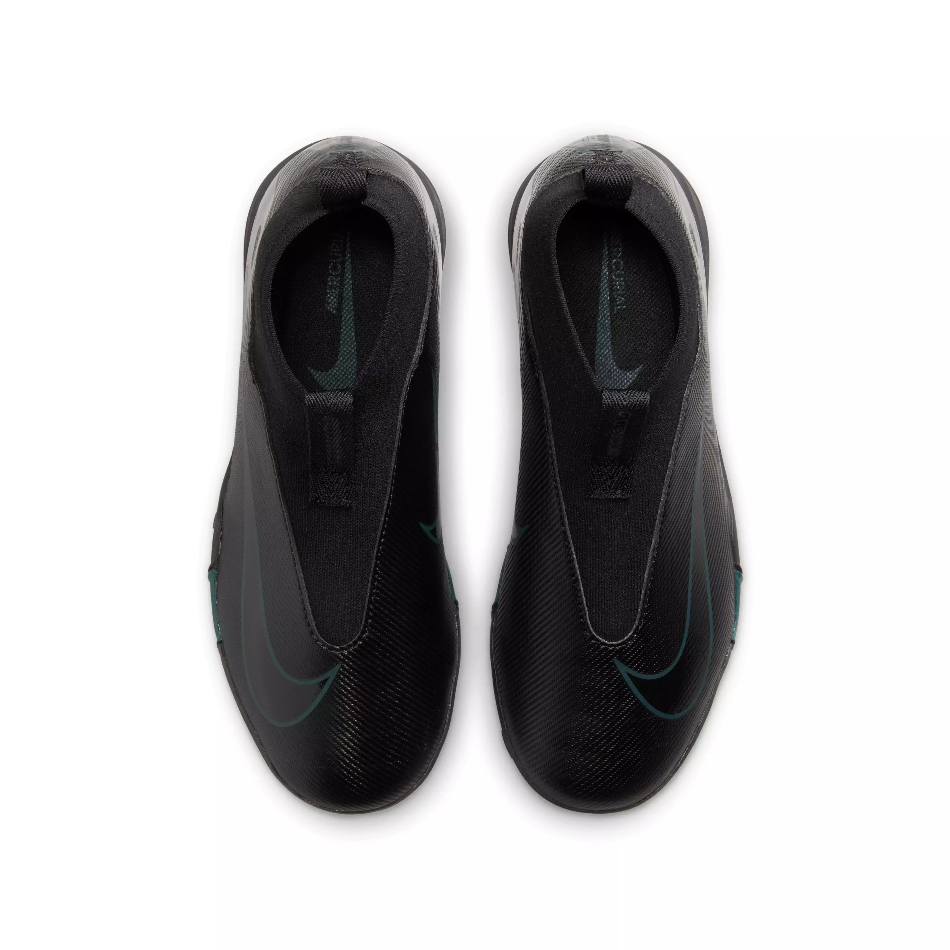 Nike Jr. Mercurial Superfly 10 Academy Turf "Black/Deep Jungle/Black" Preschool Kids' Soccer Shoe - BLACK/JUNGLE/BLACK