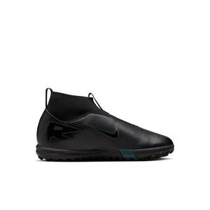 Nike Jr. Mercurial Superfly 10 Academy Turf "Black/Deep Jungle/Black" Preschool Kids' Soccer Shoe