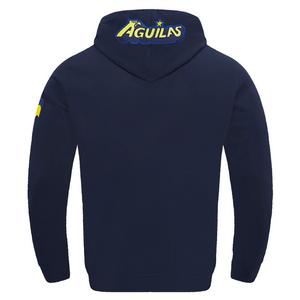 Pro Standard Men's Liga MX Club American Stadium Fleece Pullover Soccer Hoodie -Navy