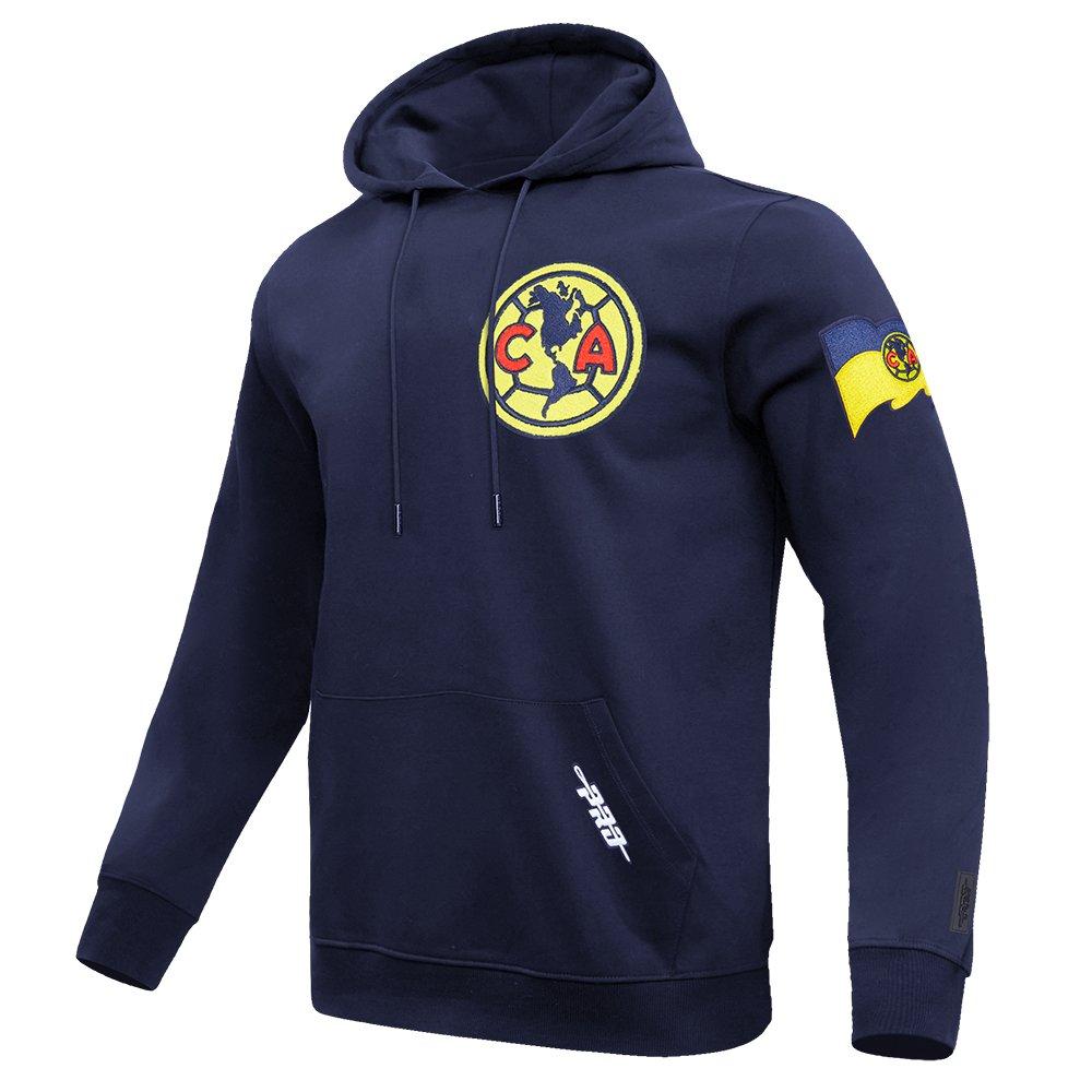 Pro Standard Men's Liga MX Club American Stadium Fleece Pullover Soccer Hoodie - Navy - NAVY Thumbnail View 3