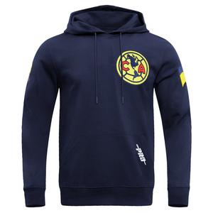Pro Standard Men's Liga MX Club American Stadium Fleece Pullover Soccer Hoodie -Navy