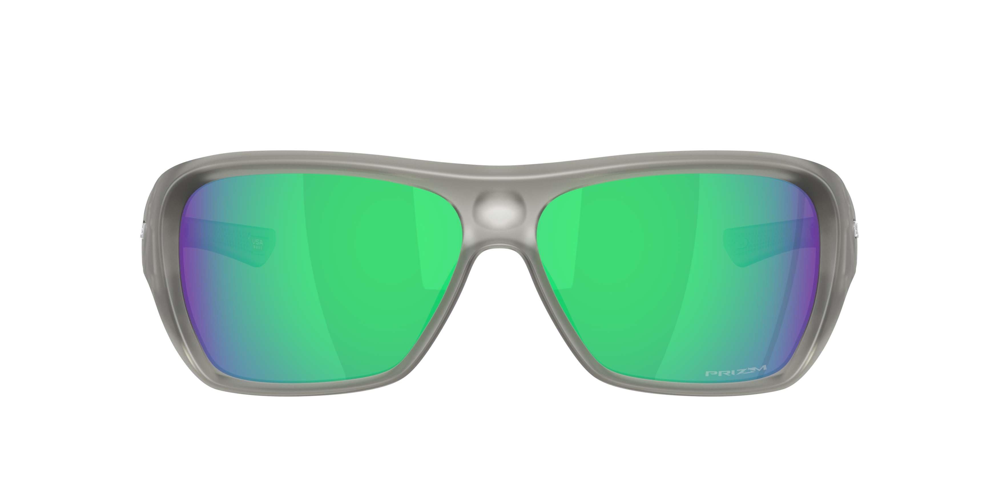 Oakley Chaminade Prizm Jade Sunglasses &ndash; Matte Grey Ink - GREY/GREEN Thumbnail View 2