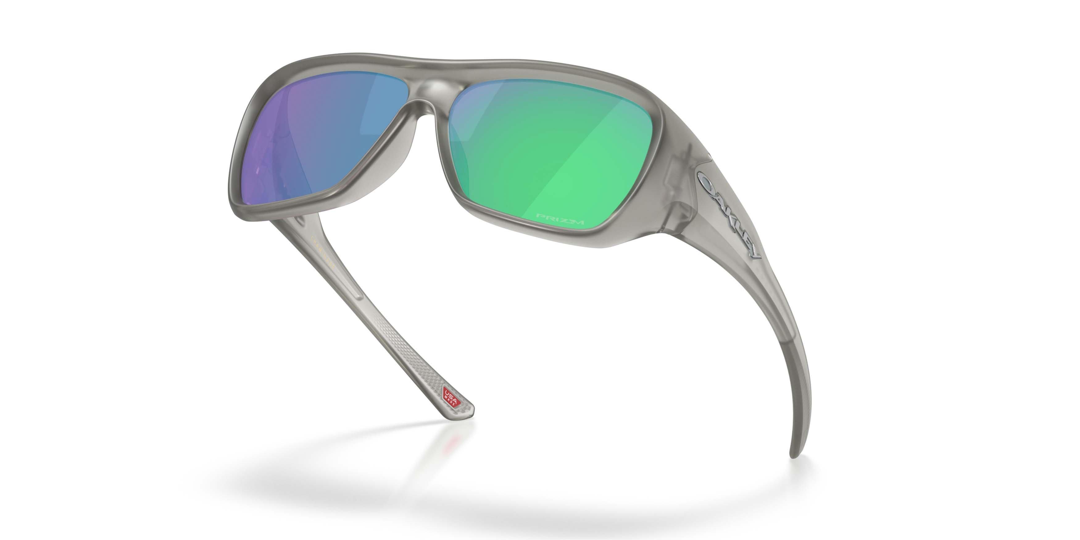 Oakley Chaminade Prizm Jade Sunglasses &ndash; Matte Grey Ink - GREY/GREEN Thumbnail View 3