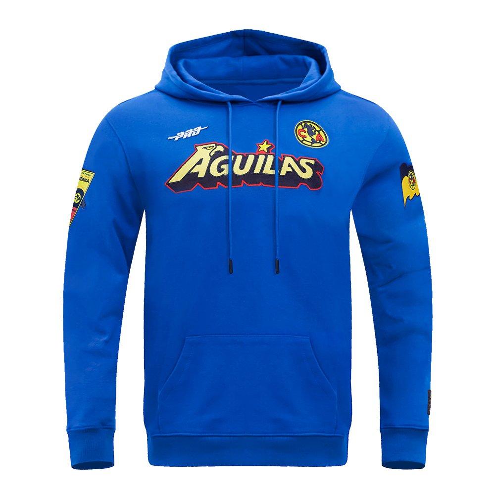 Pro Standard Men's Liga MX Club America Stadium Double Knit Pullover Hoodie - ROYAL Thumbnail View 1