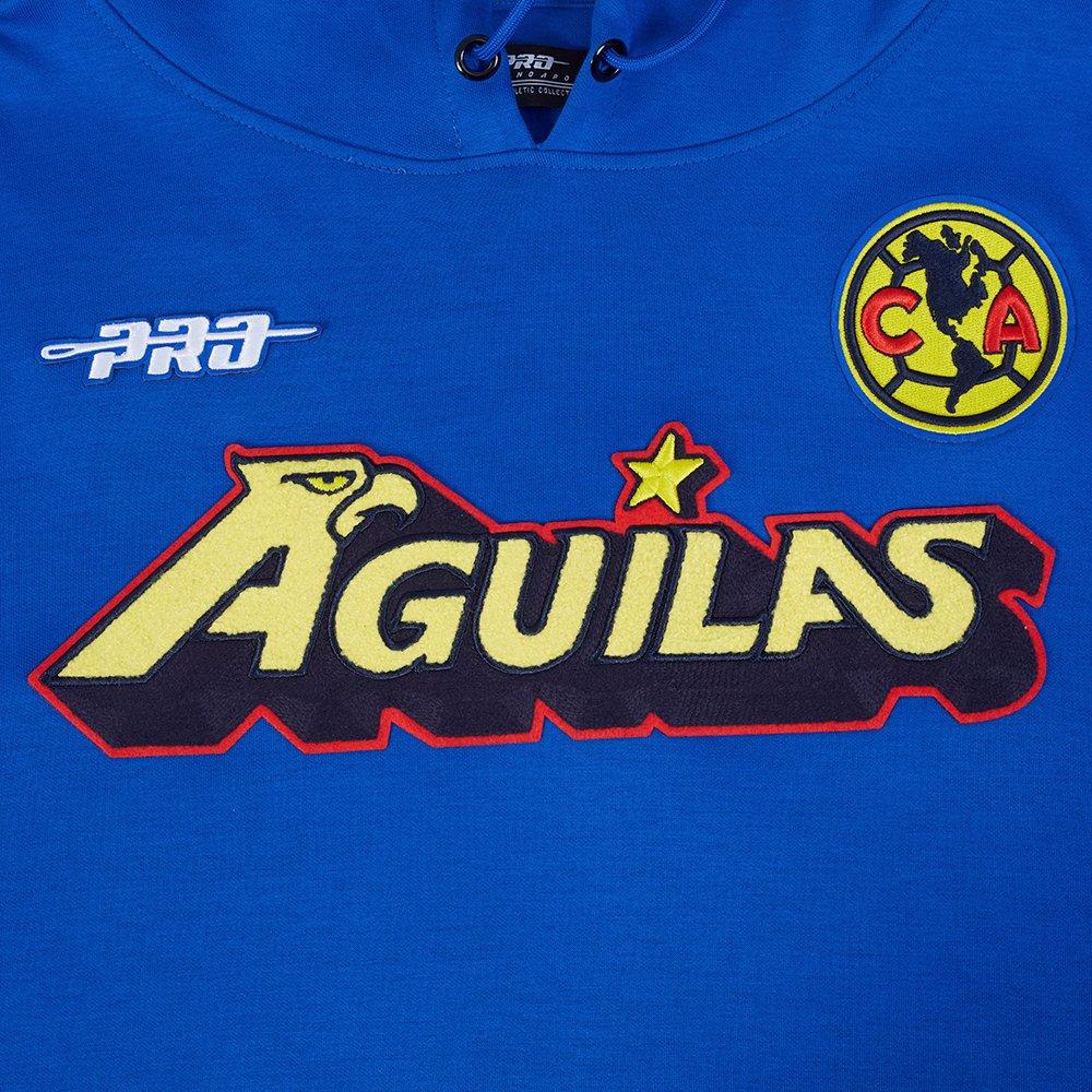 Pro Standard Men's Liga MX Club America Stadium Double Knit Pullover Hoodie - ROYAL Thumbnail View 5
