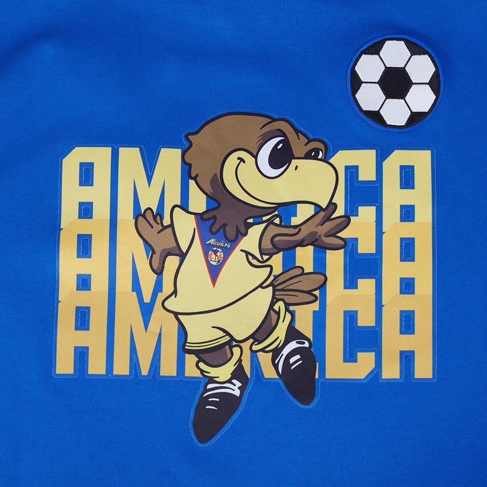 Pro Standard Men's Liga MX Club America Stadium Double Knit Pullover Hoodie - ROYAL Thumbnail View 6