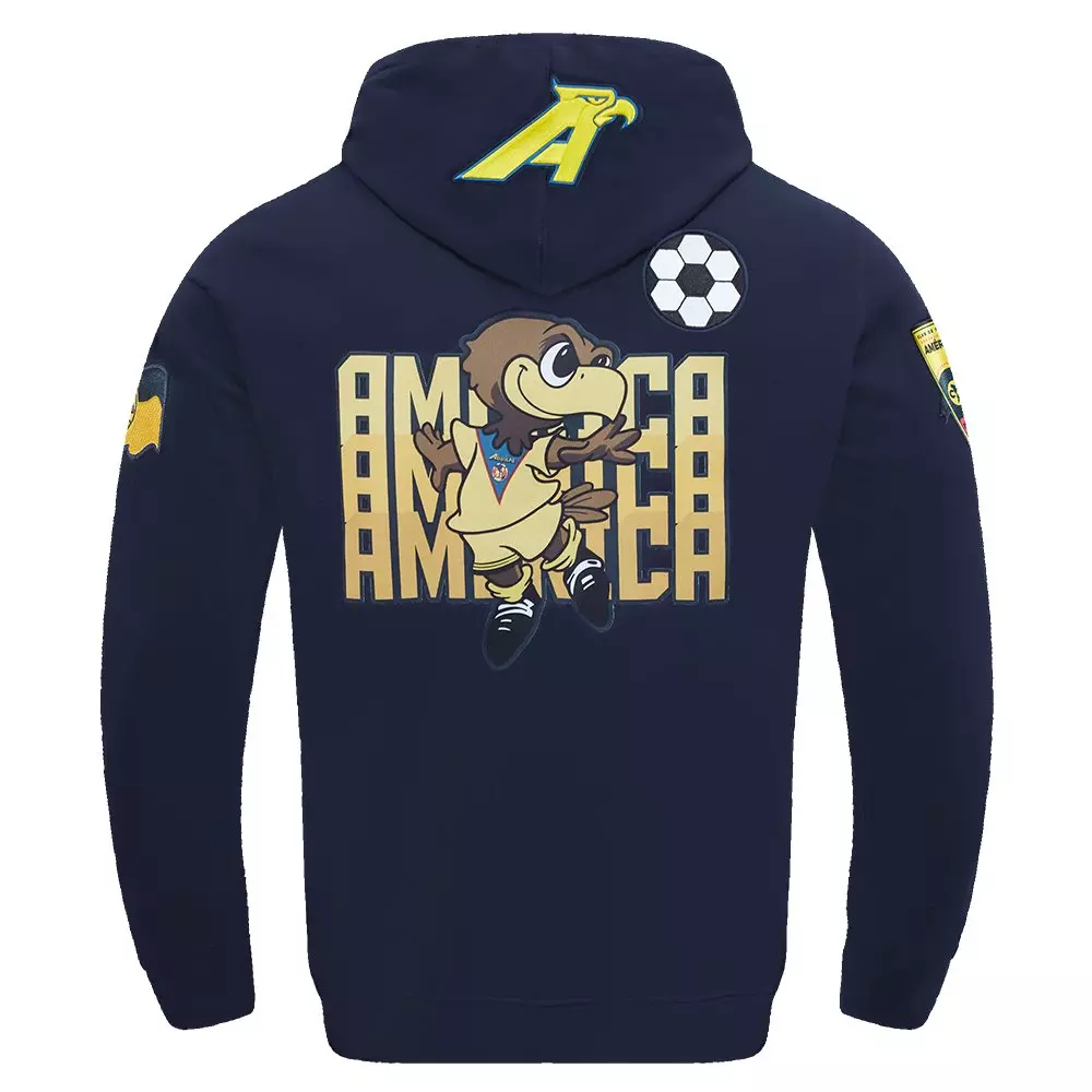 Pro Standard Men's Liga MX Club America Stadium Double Knit Pullover Hoodie - NAVY