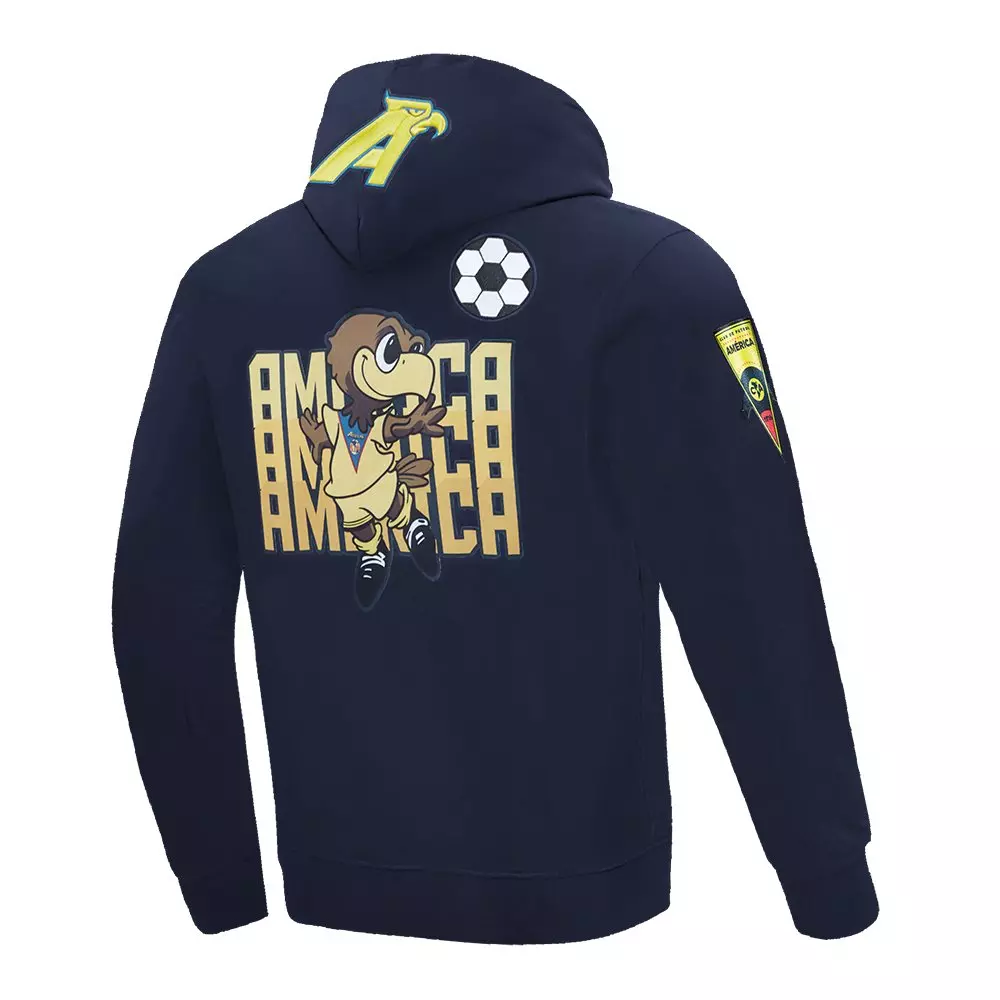 Pro Standard Men's Liga MX Club America Stadium Double Knit Pullover Hoodie - NAVY