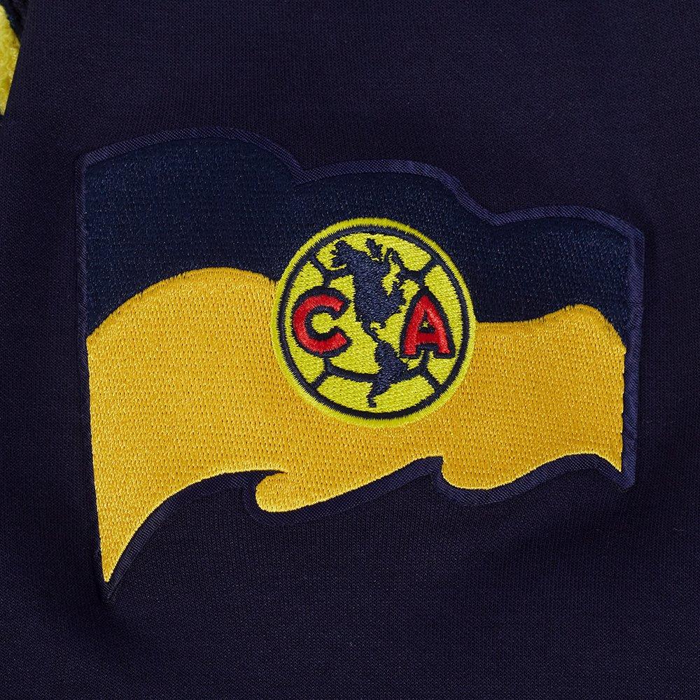 Pro Standard Men's Liga MX Club America Stadium Double Knit Pullover Hoodie - NAVY Thumbnail View 8
