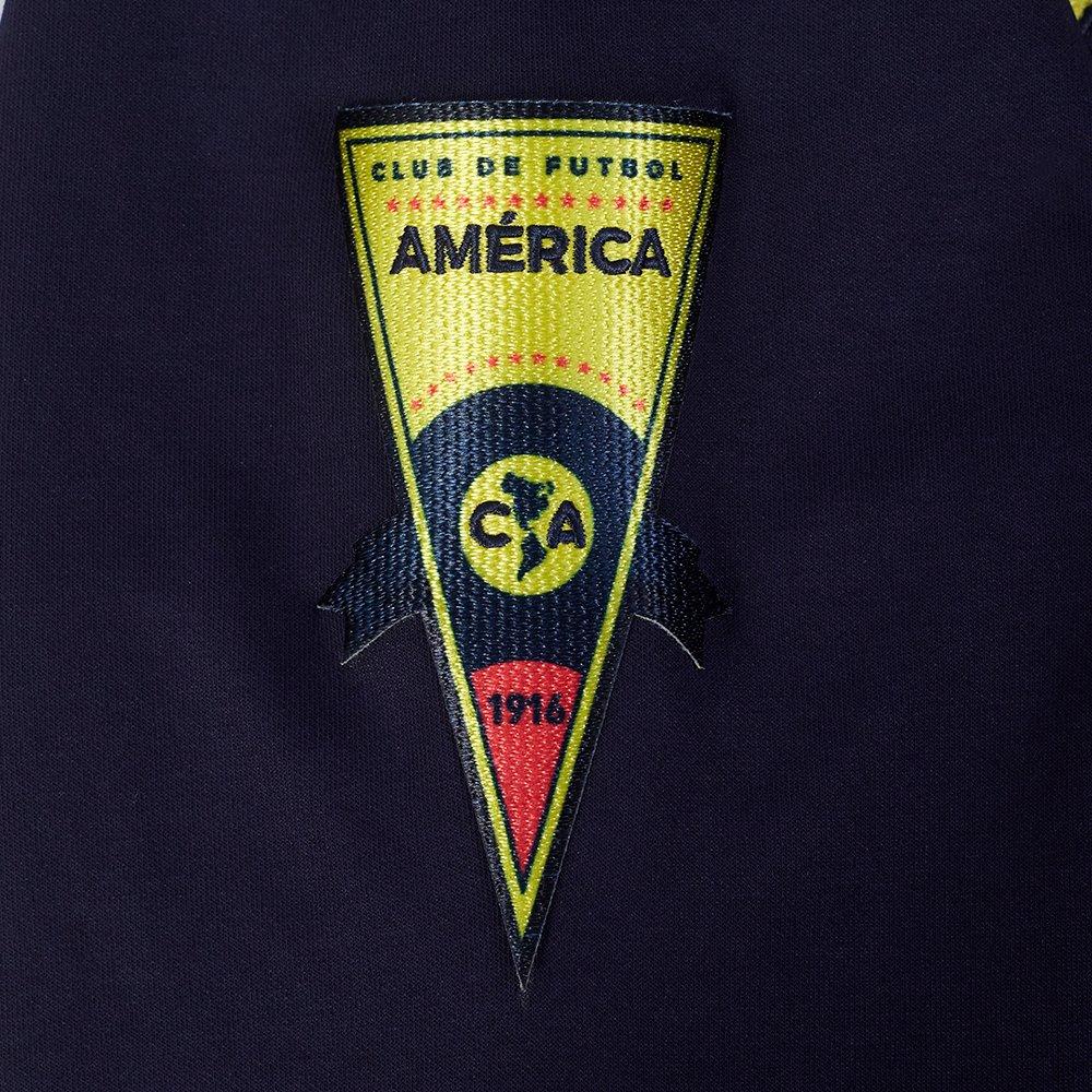 Pro Standard Men's Liga MX Club America Stadium Double Knit Pullover Hoodie - NAVY Thumbnail View 9