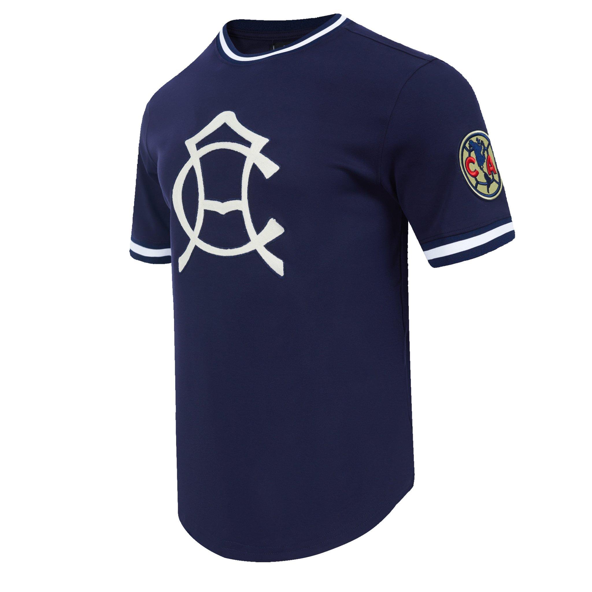 Pro Standard Men's Liga MX Club America Premium Double Knit Soccer Tee -Navy - NAVY Thumbnail View 3