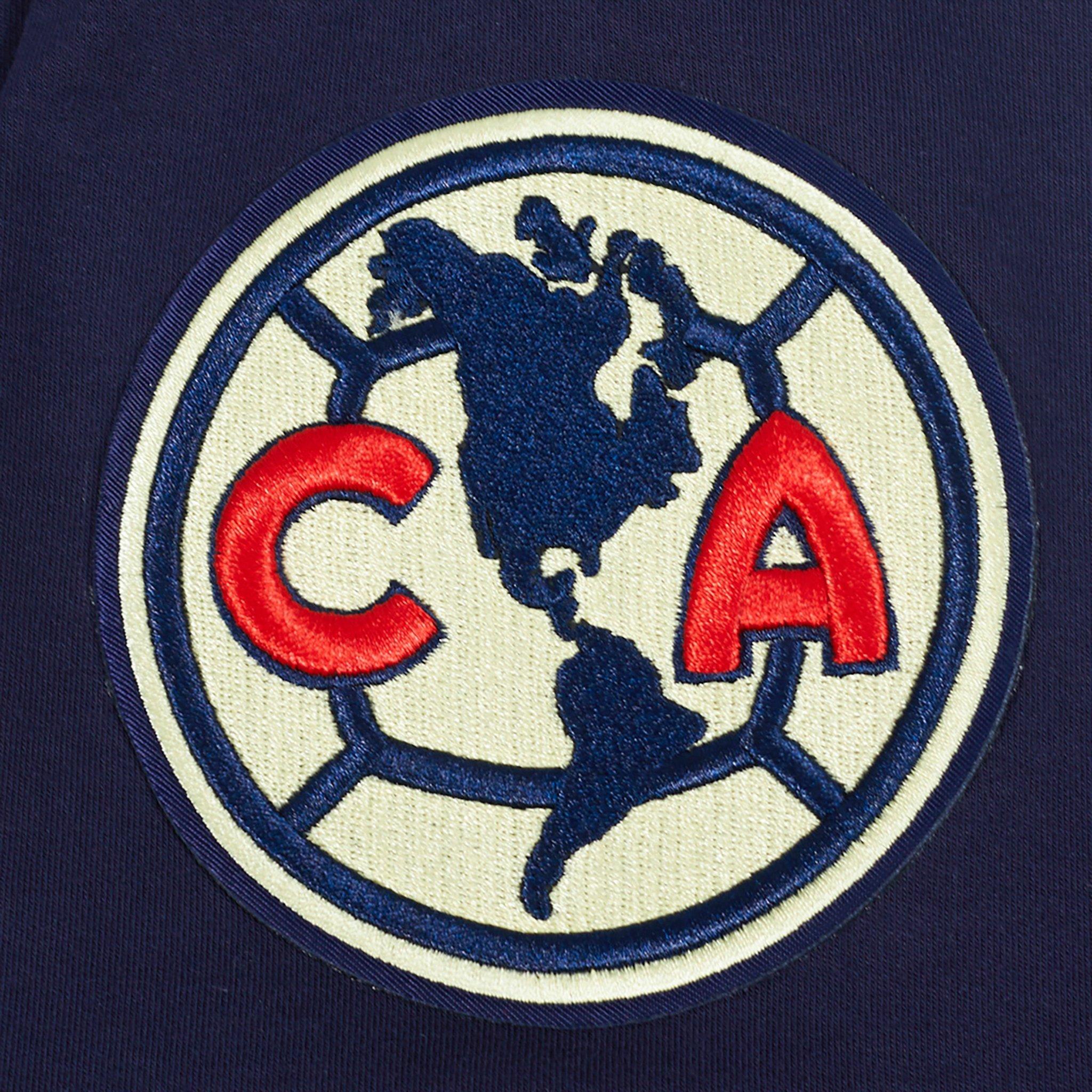 Pro Standard Men's Liga MX Club America Premium Double Knit Soccer Tee - Navy - NAVY Thumbnail View 8