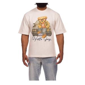 Hustle Gang Men's Winnie Graphic T-Shirt - Cream - CREAM