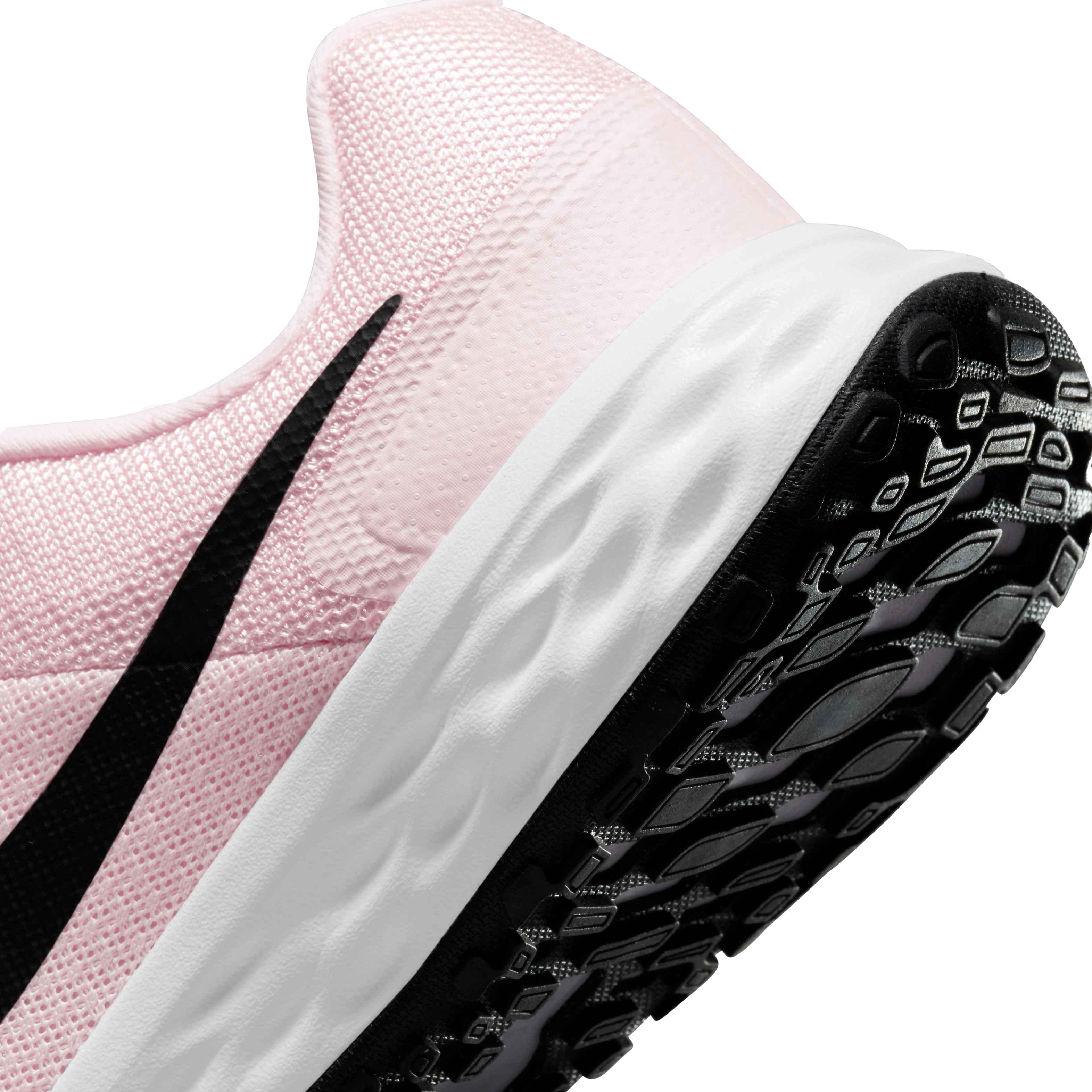 Nike Revolution 6 Pink Foam Black Grade School Girls Running Shoe Hibbett