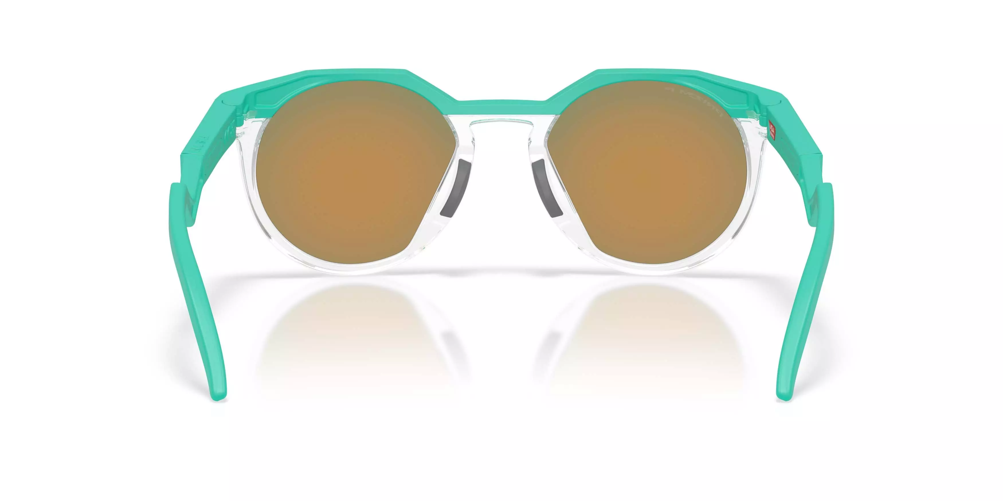 Oakley HSTN Neon Pop Collection Prizm Ruby Polarized Sunglasses &ndash; Celeste - GREEN/RED