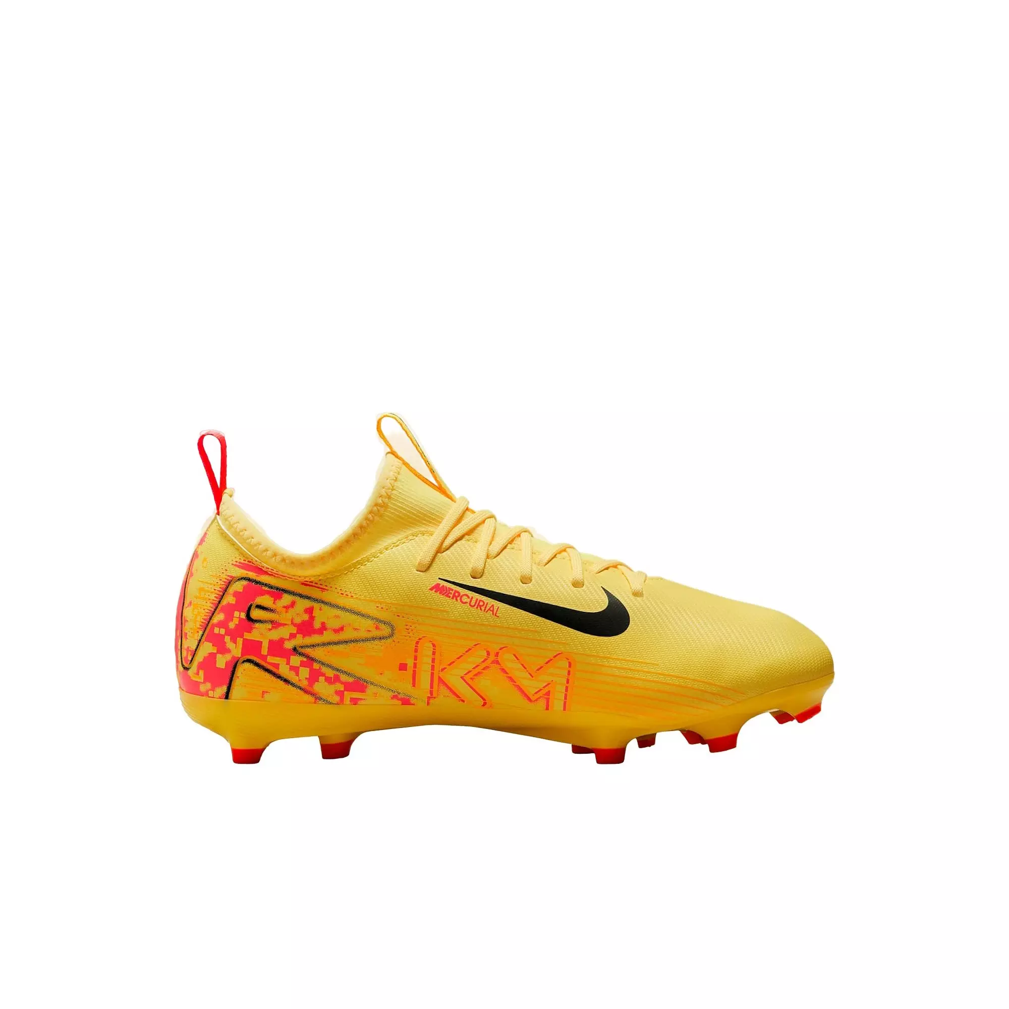 Nike Jr. Mercurial Vapor 16 Academy "Kylian Mbappe'" "Lt Orange/Navy" PS Kids' MG LT​ Soccer Cleat - ORANGE/NAVY