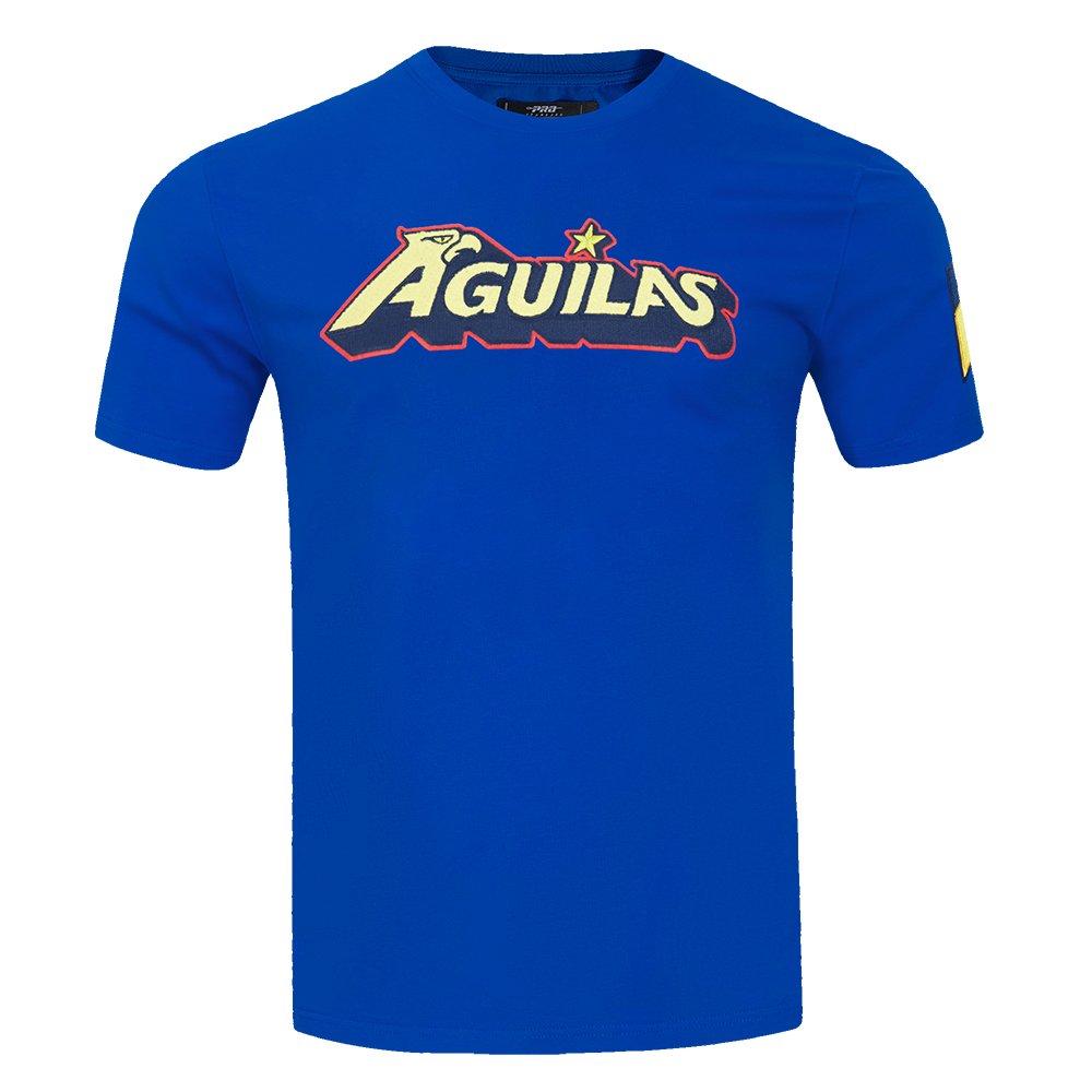 Pro Standard Men's Liga MX Club America Stadium Wordmark Soccer Tee - ROYAL Thumbnail View 1