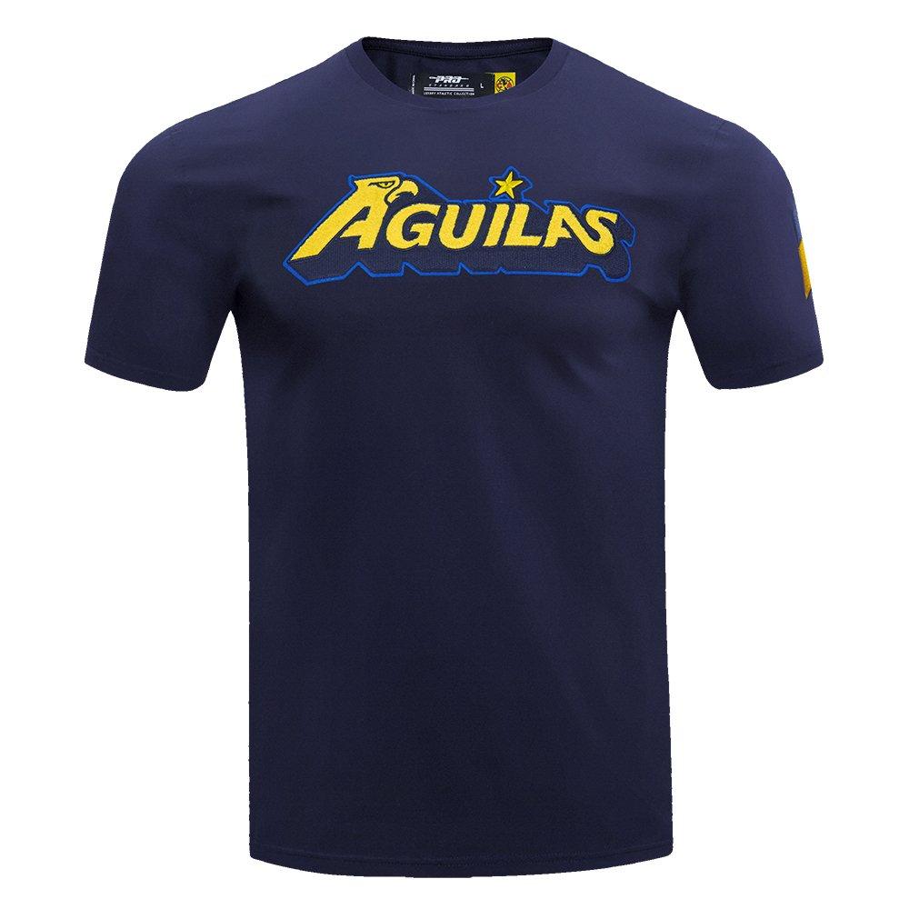 Pro Standard Men's Liga MX Club America Stadium Wordmark Soccer Tee - NAVY Thumbnail View 1