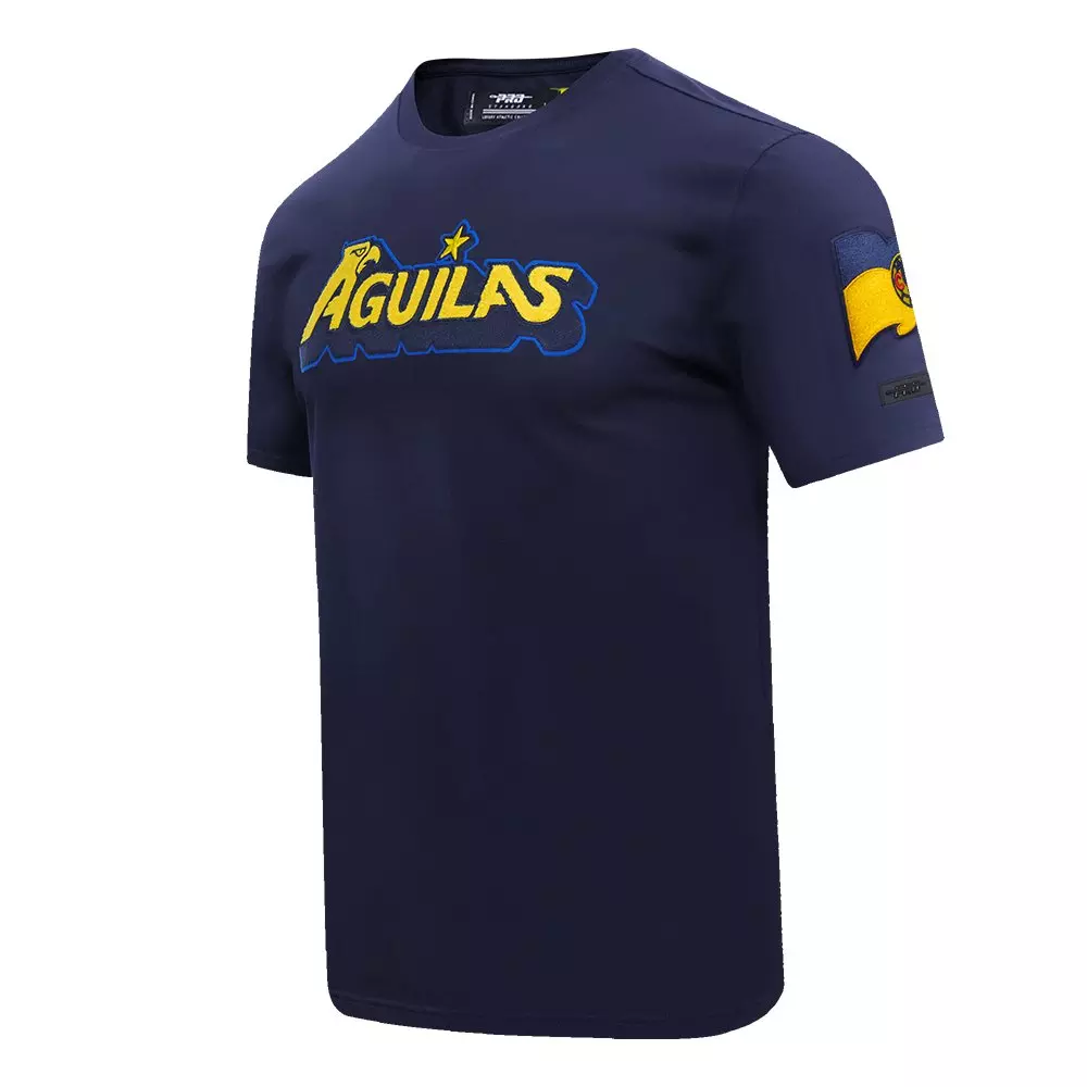 Pro Standard Men's Liga MX Club America Stadium Wordmark Soccer Tee - NAVY