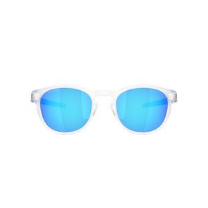 Oakley Latch Neon Pop Collection Prizm Sapphire Sunglasses &ndash; Matte Clear