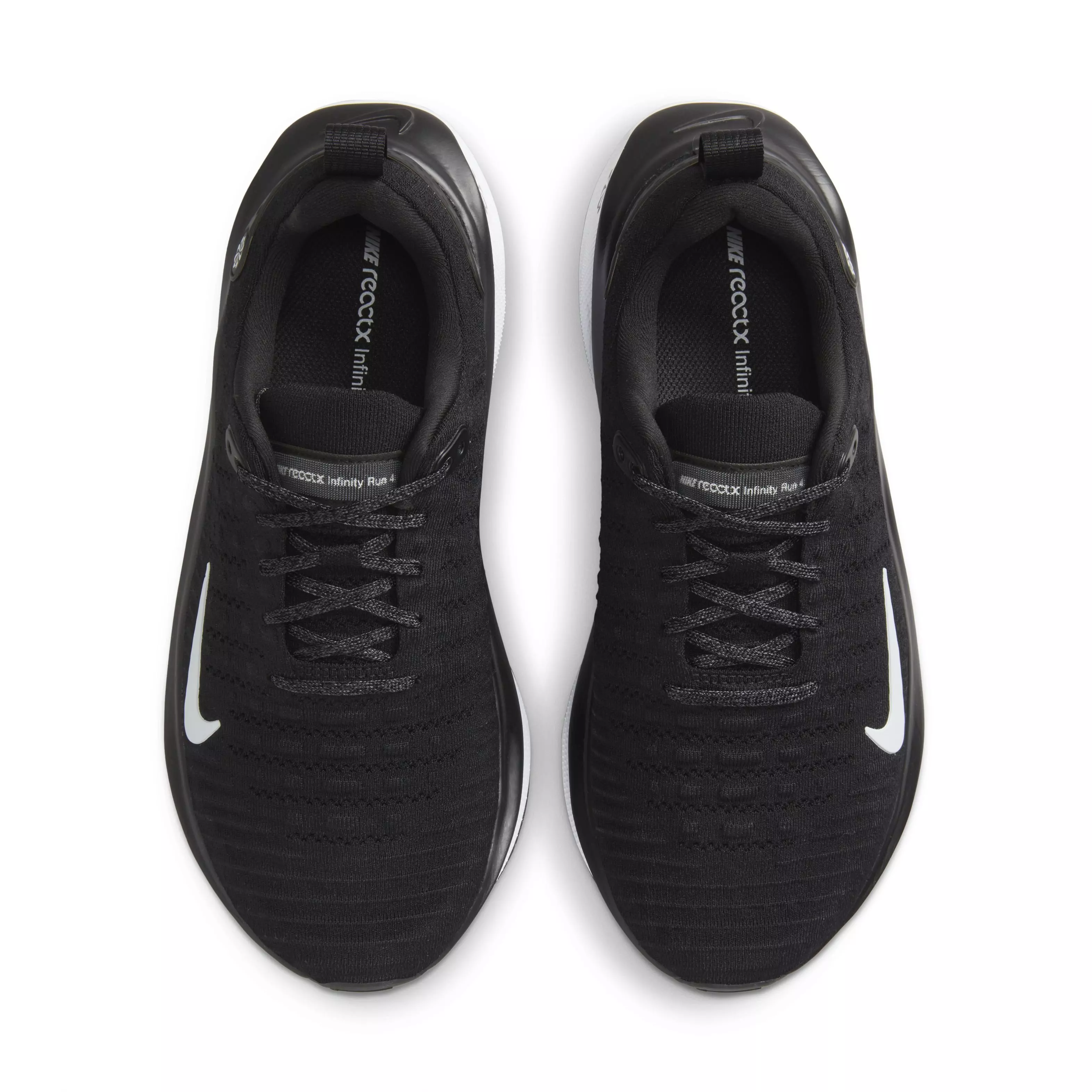 Nike InfinityRN 4 "Black/Black/White" Men's Running Shoe - BLACK/BLACK/WHITE