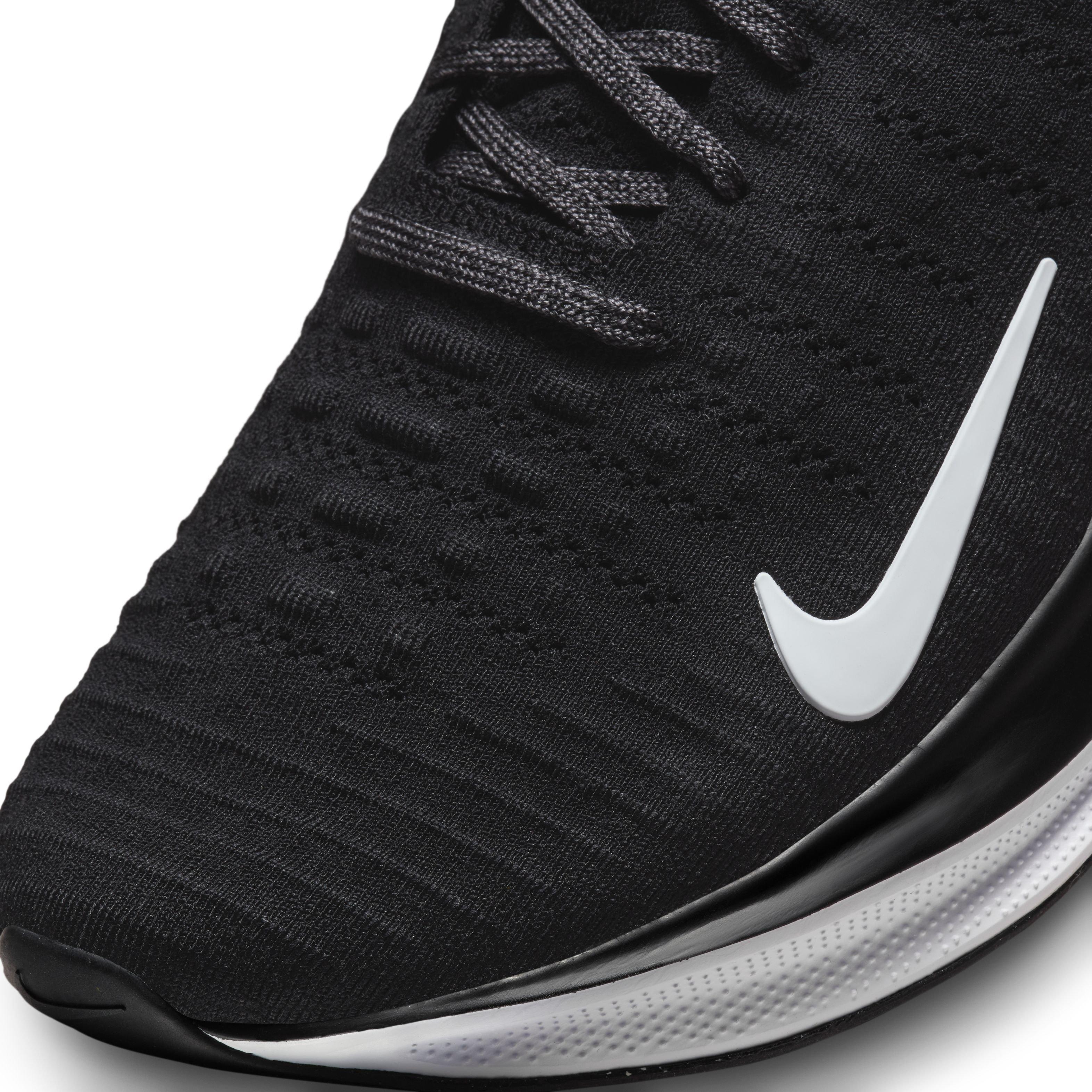 Nike InfinityRN 4 "Black/Black/White" Men's Running Shoe - BLACK/BLACK/WHITE Thumbnail View 7
